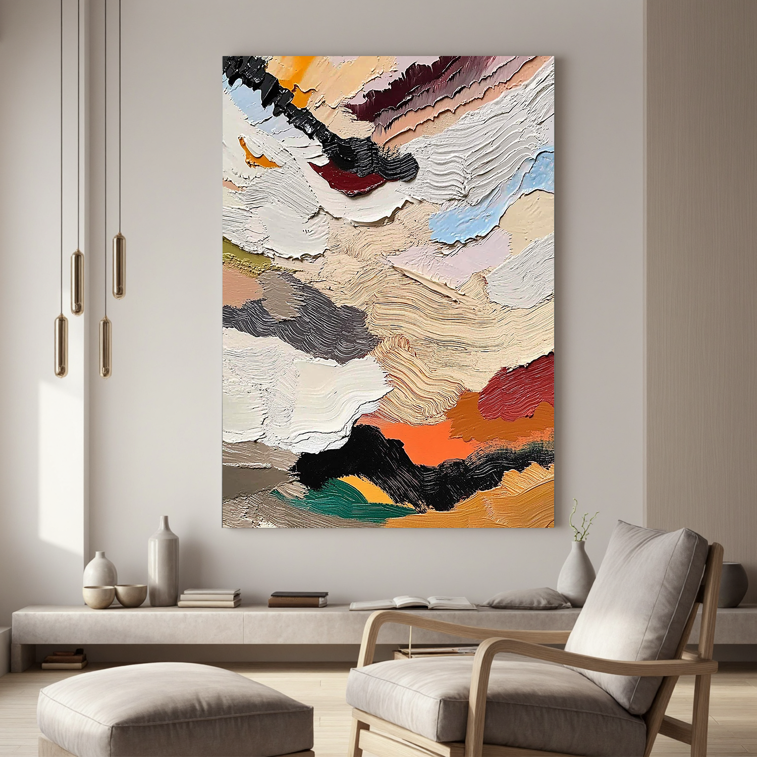 Plaster-texture-art #ZY 437