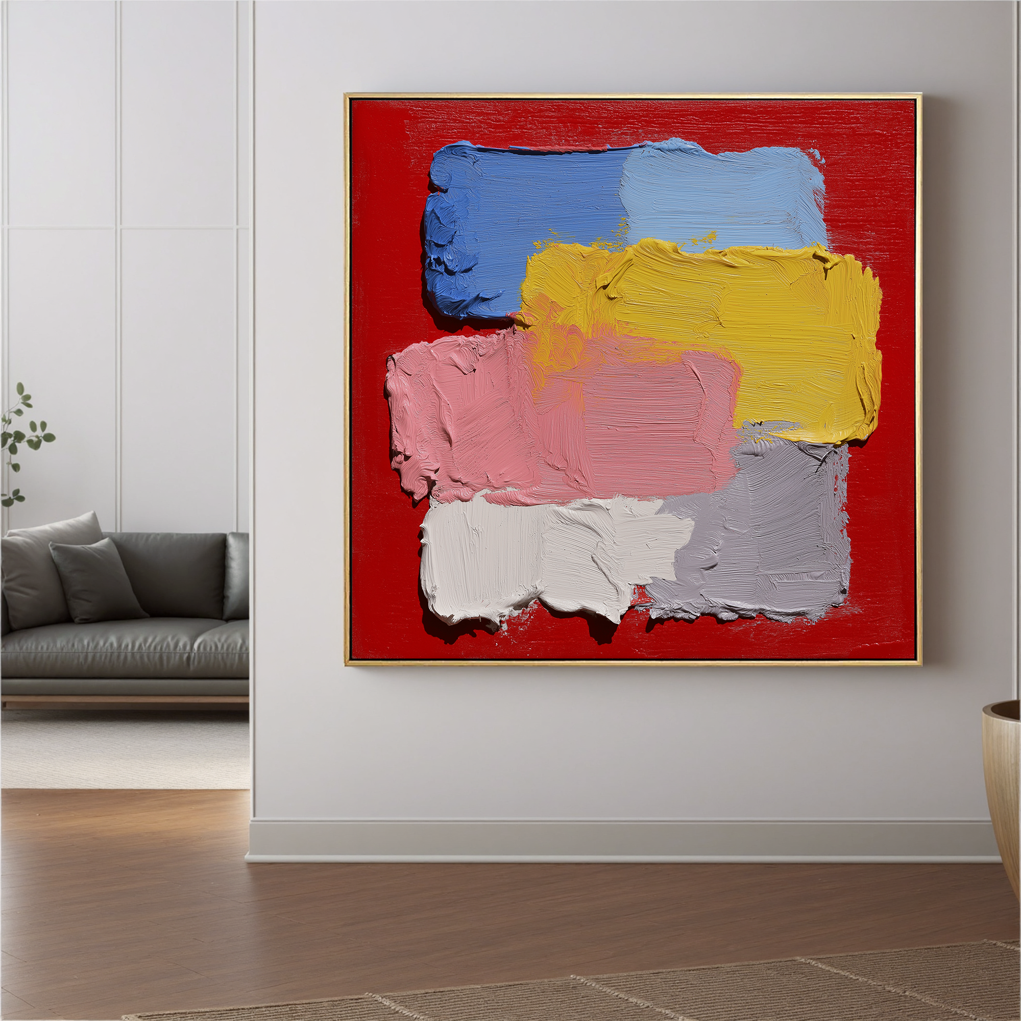 Plaster-art-texture-painting Art #ZY009