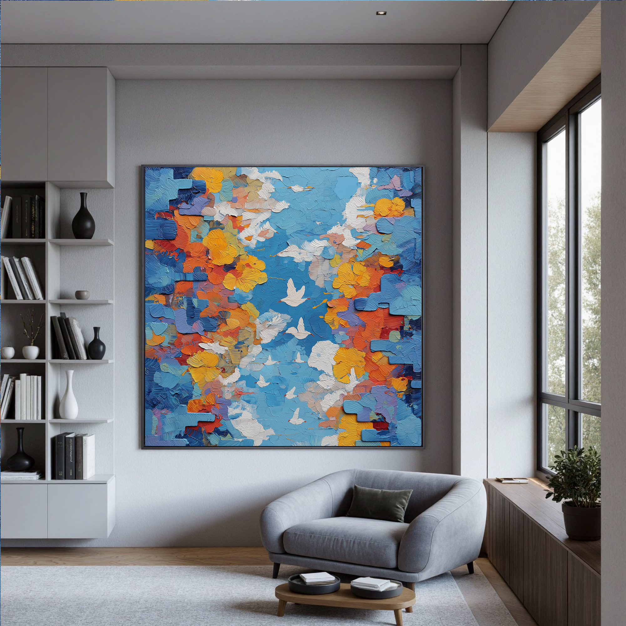 Colorful-painting Art #ZY155