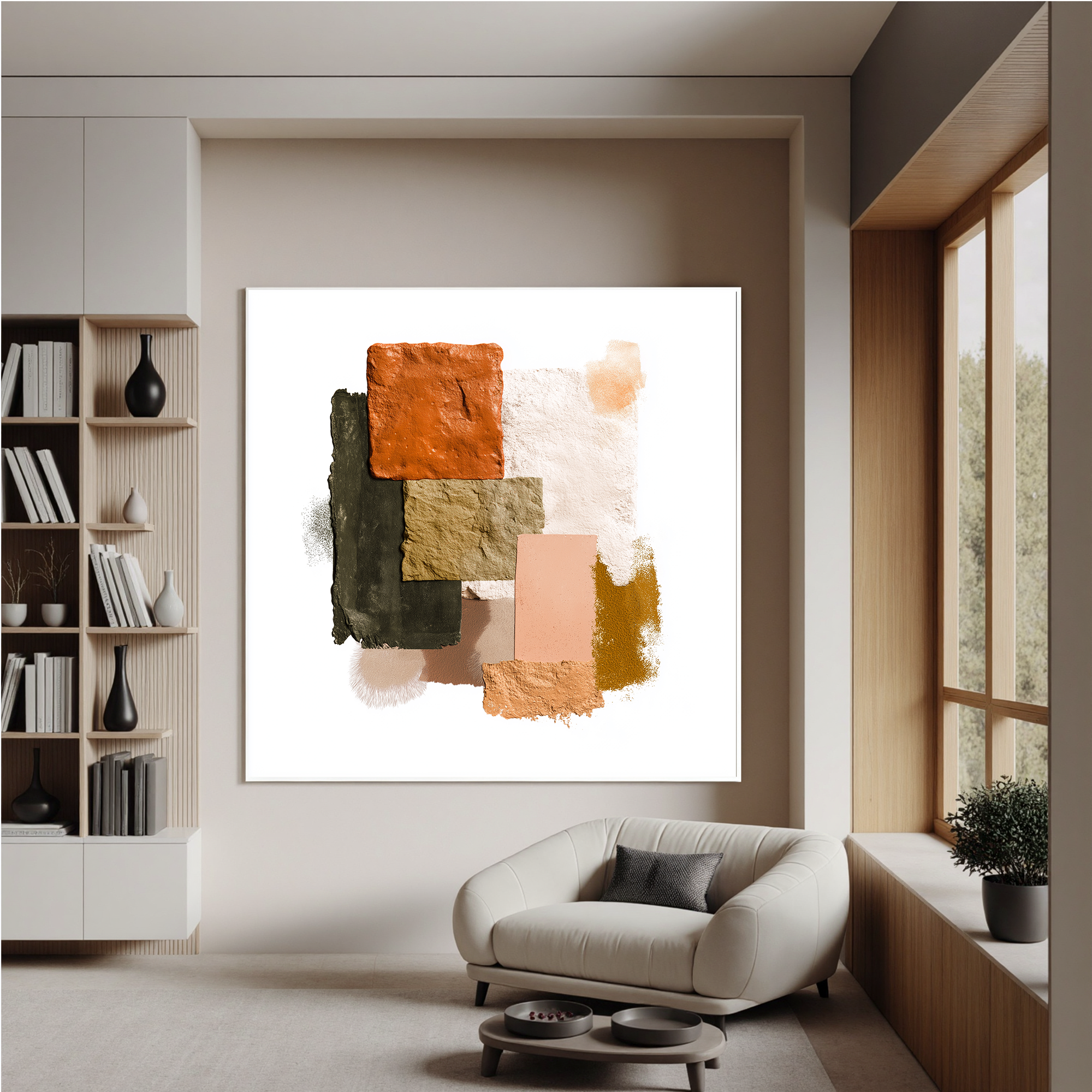 Plaster-art-texture-painting Art #ZY206