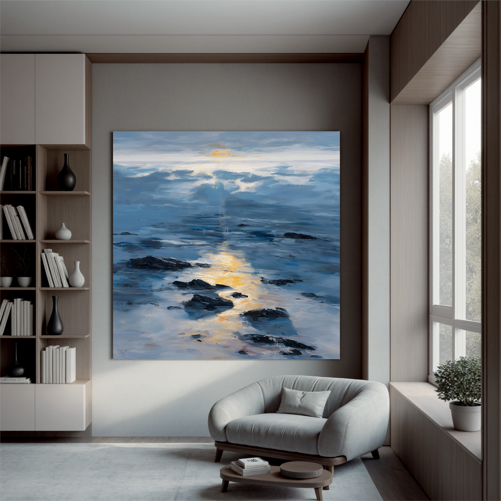 Ocean & Sky Art #ZY113