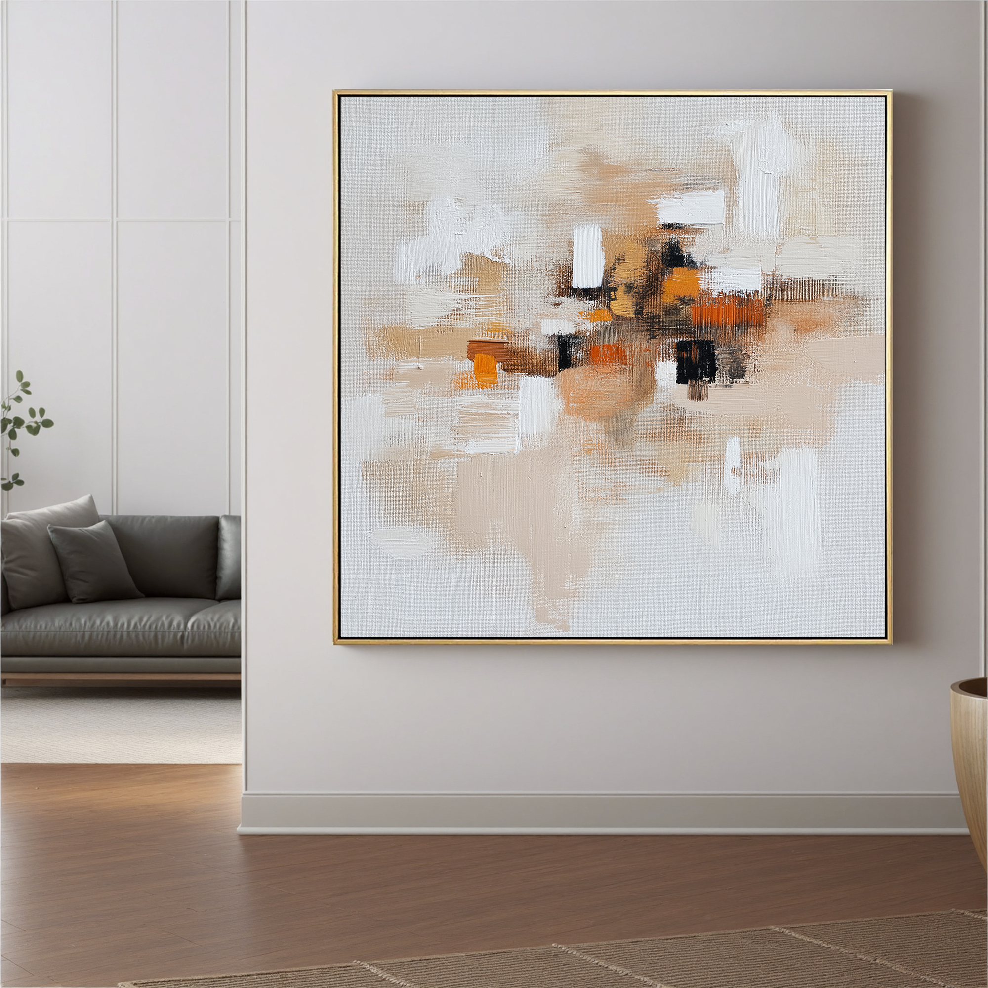 Plaster-art-texture-painting Art #ZY100