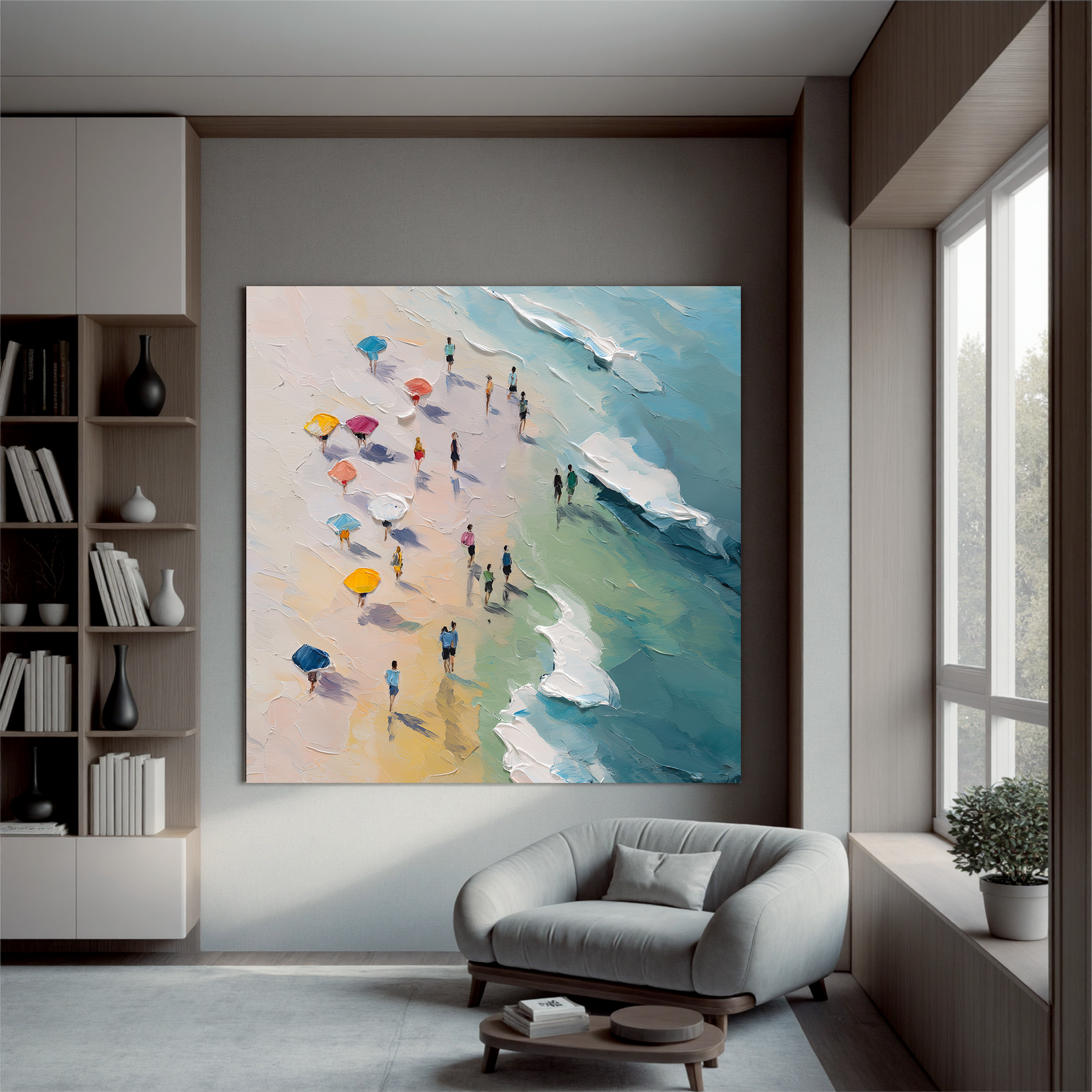 Plaster-art-texture-painting Art #ZY284