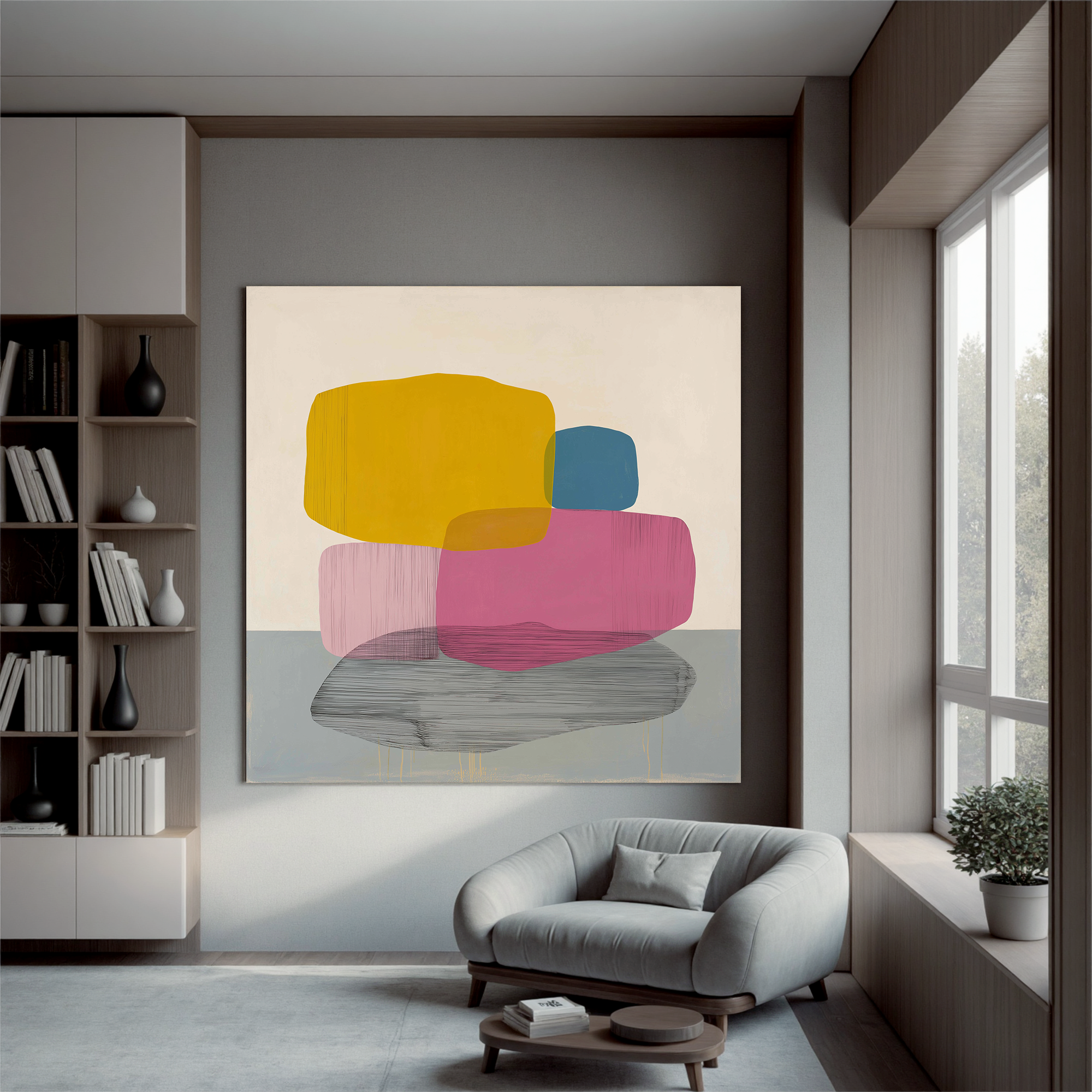 Colorful-painting Art #ZY010