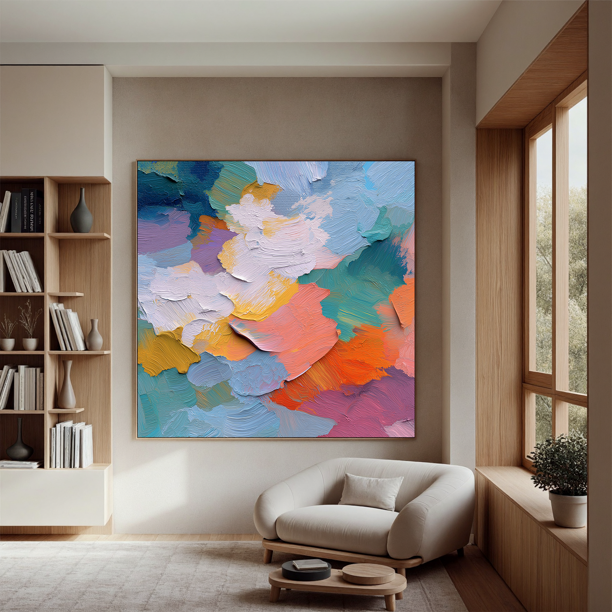 Plaster-art-texture-painting Art #ZY308