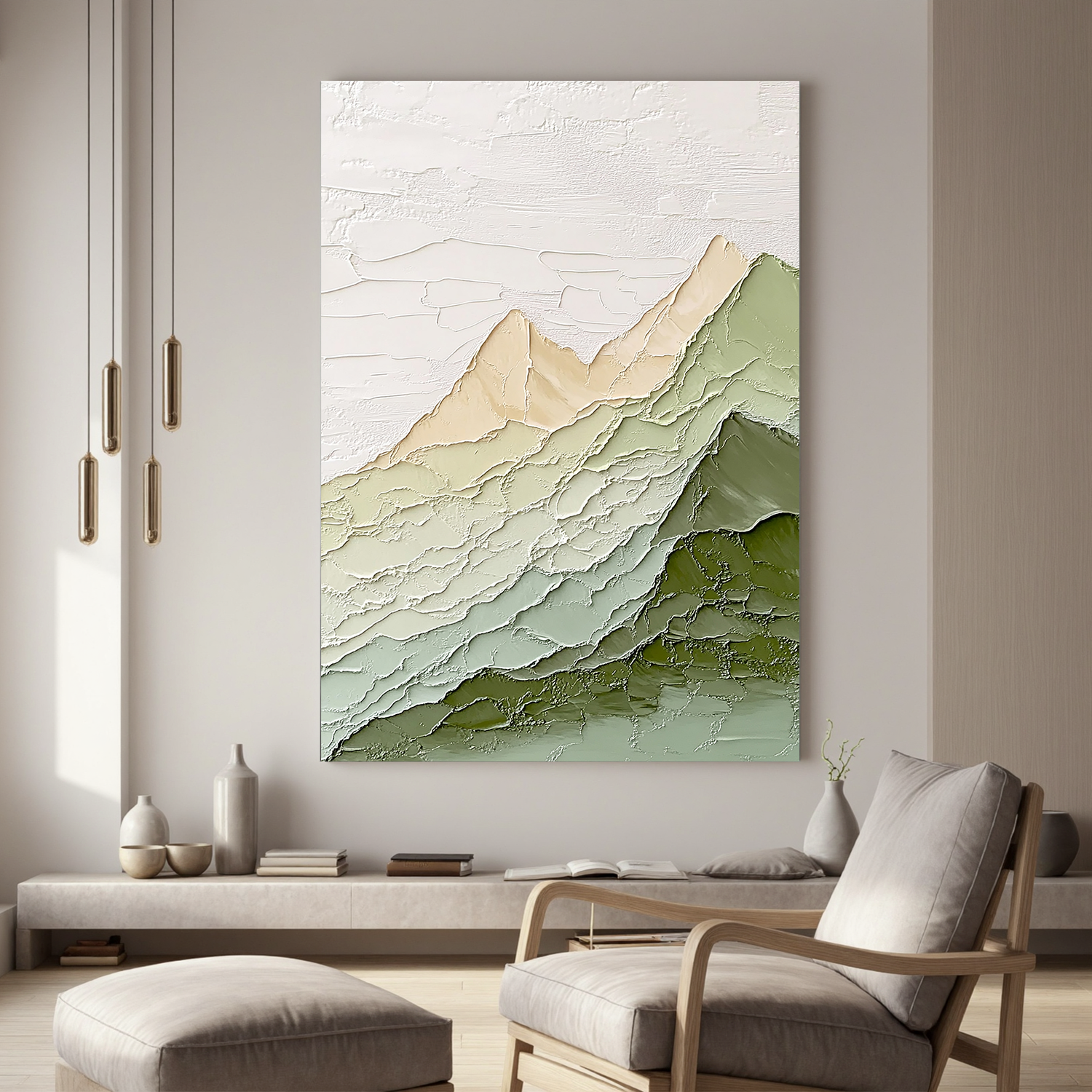 Mountains-valley Art #ZY 430