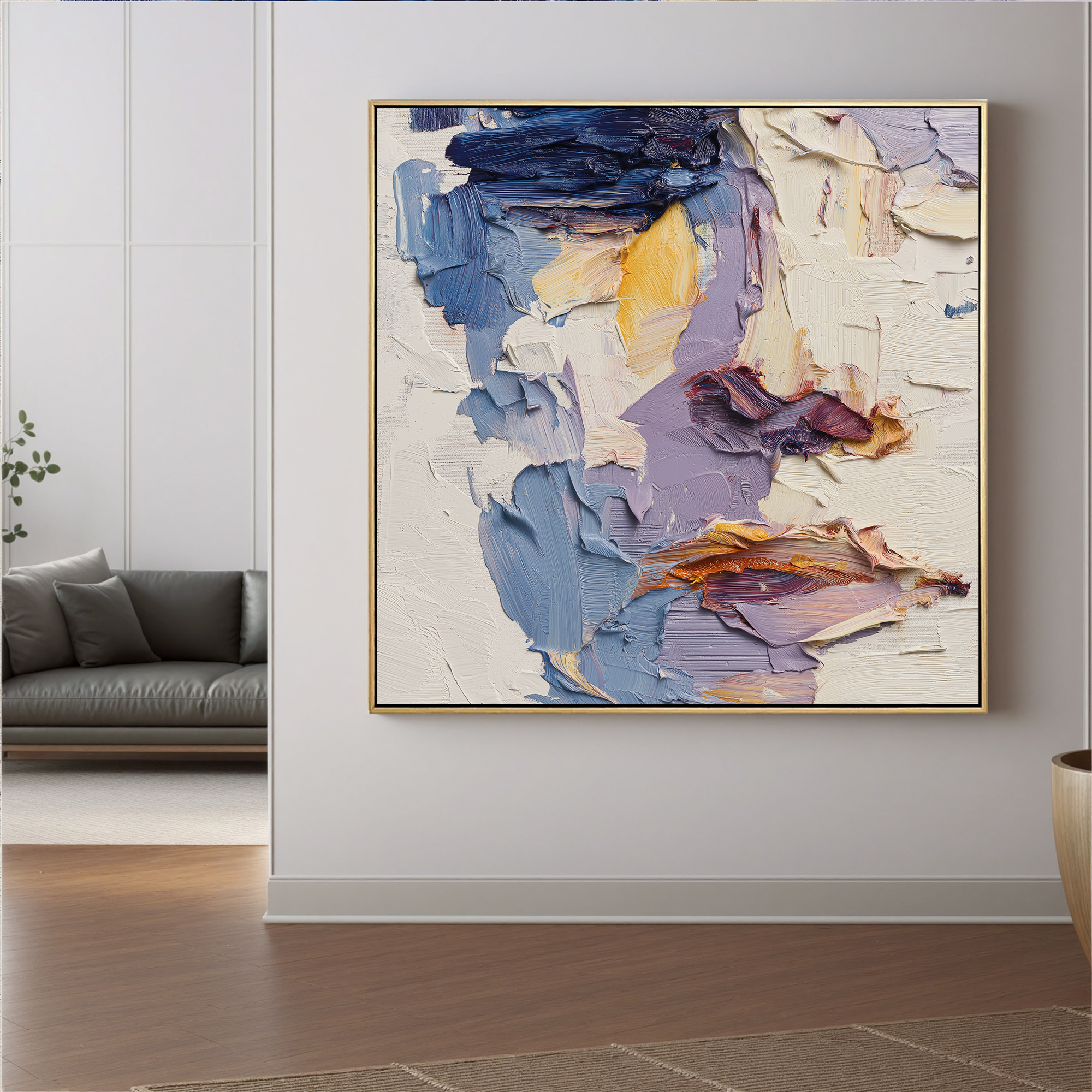 Plaster-art-texture-painting Art #ZY234