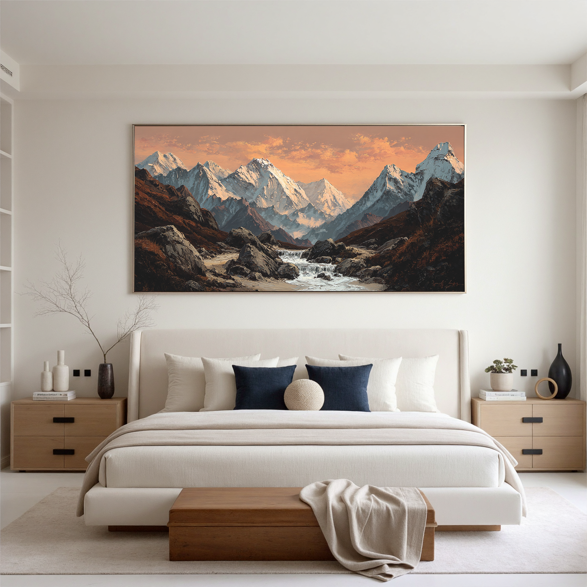 Mountains-valley Art #ZY 526