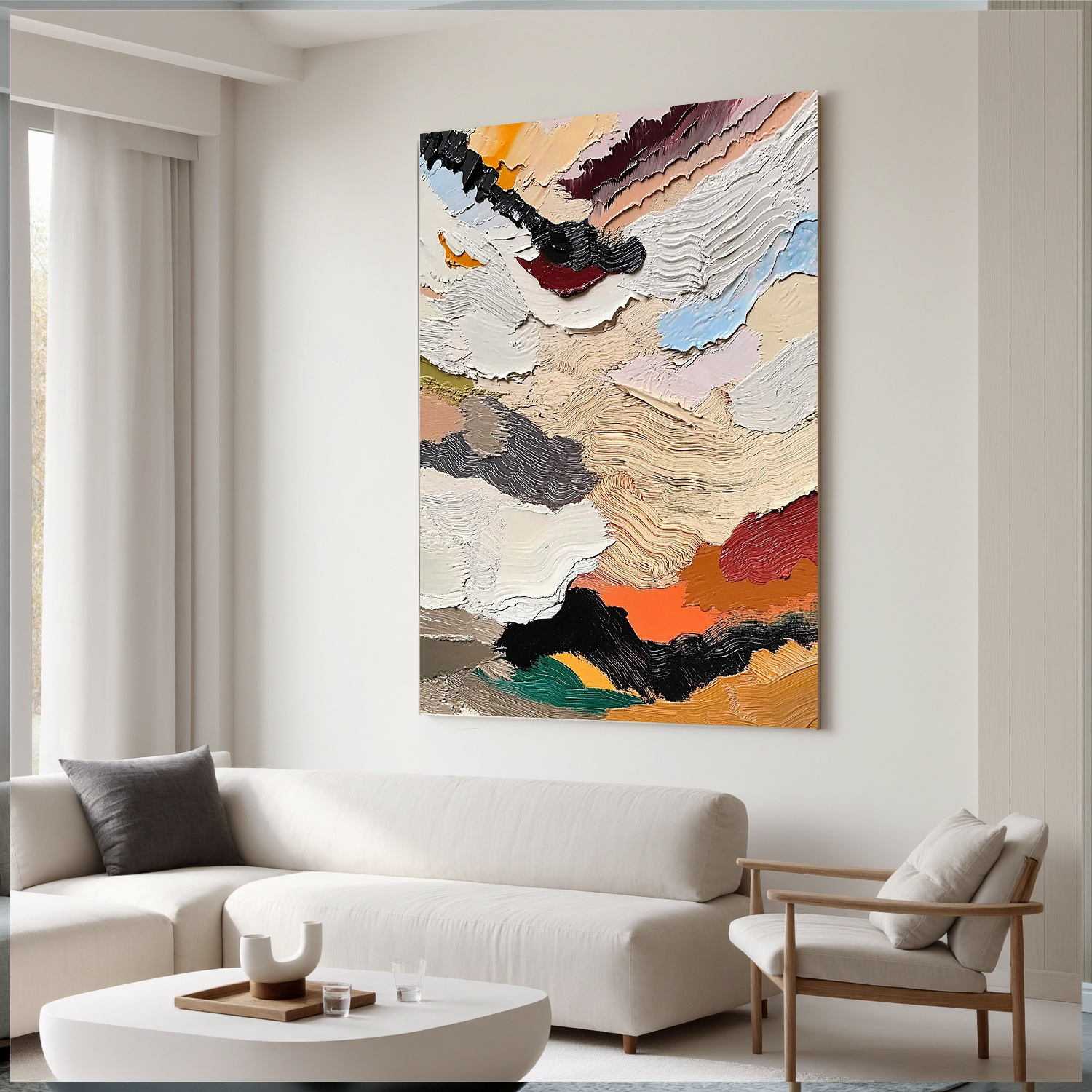 Plaster-texture-art #ZY 437