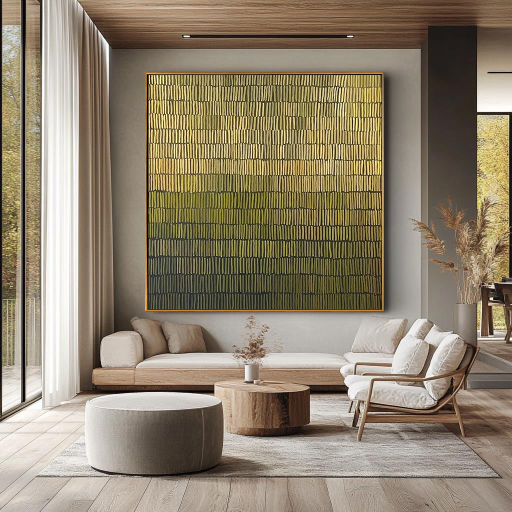 Golden Rhythm – Metallic Gold & Bronze Relief Abstract Painting | Modern Abstract Living Room & Office Art