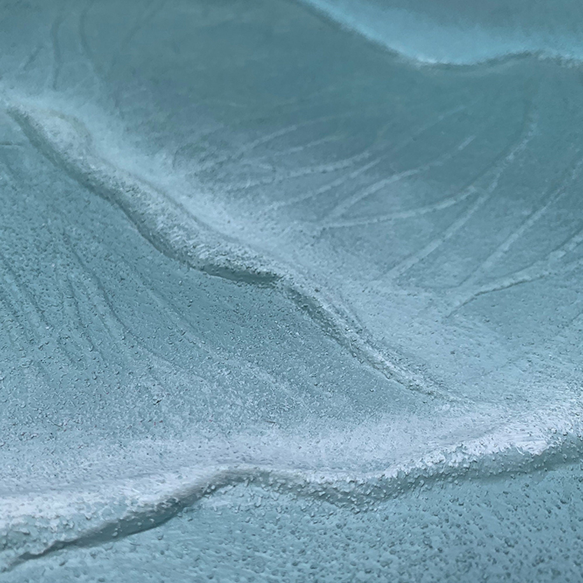 Tidal Serenity – Abstract Coastal Impasto Painting | Heavy Texture Modern Organic Wall Art