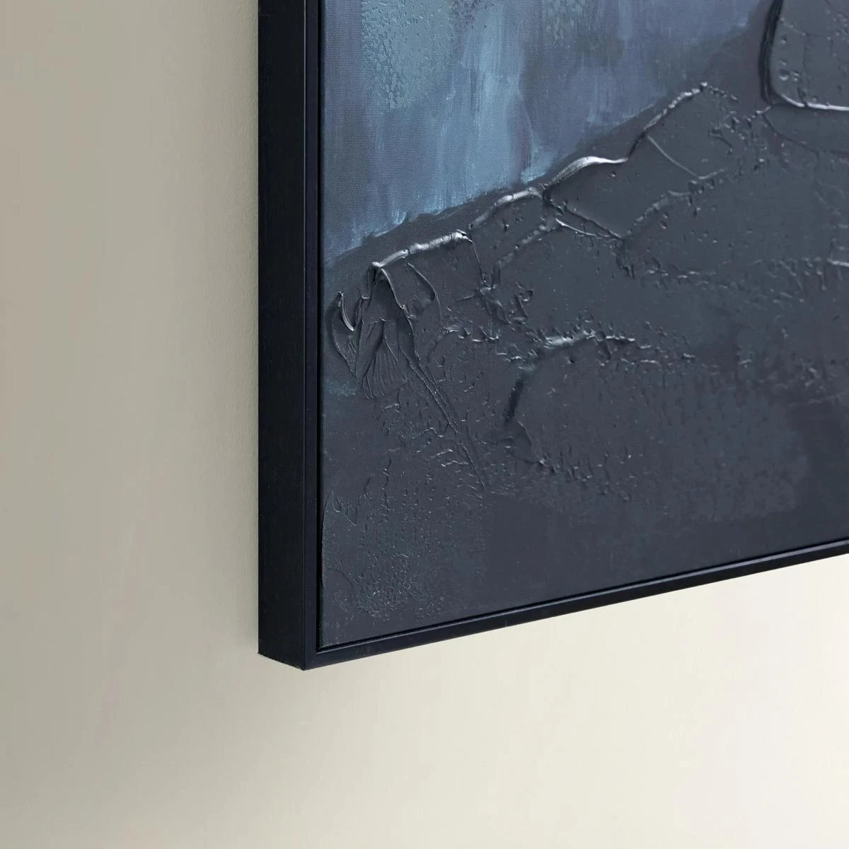 Sea of Consciousness – Modern Surrealist Heavy Impasto Portrait | Avant-Garde Minimalist Wall Art
