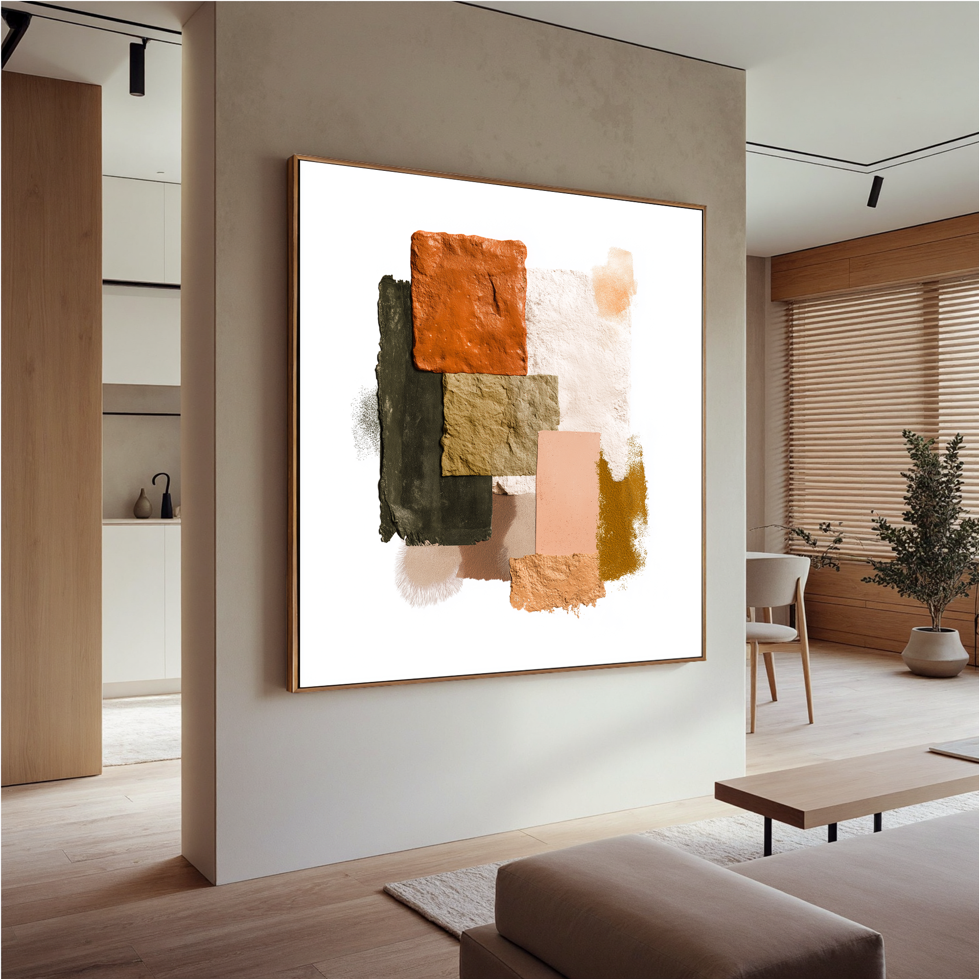 Plaster-art-texture-painting Art #ZY206