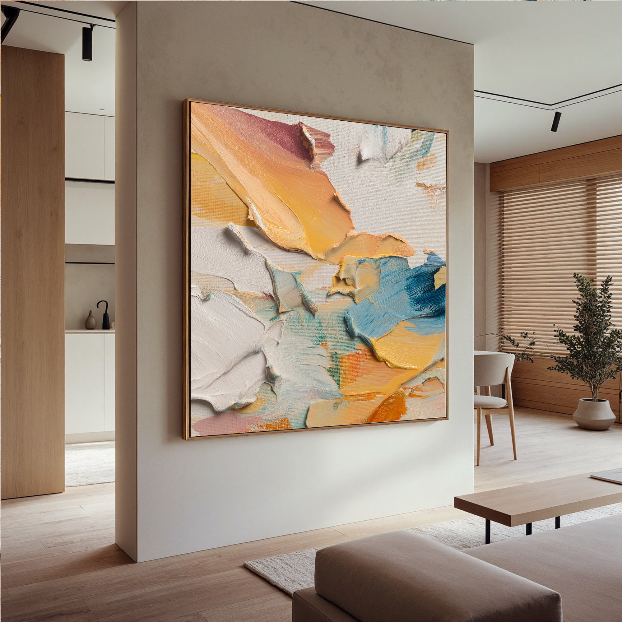 Plaster-art-texture-painting Art #ZY232