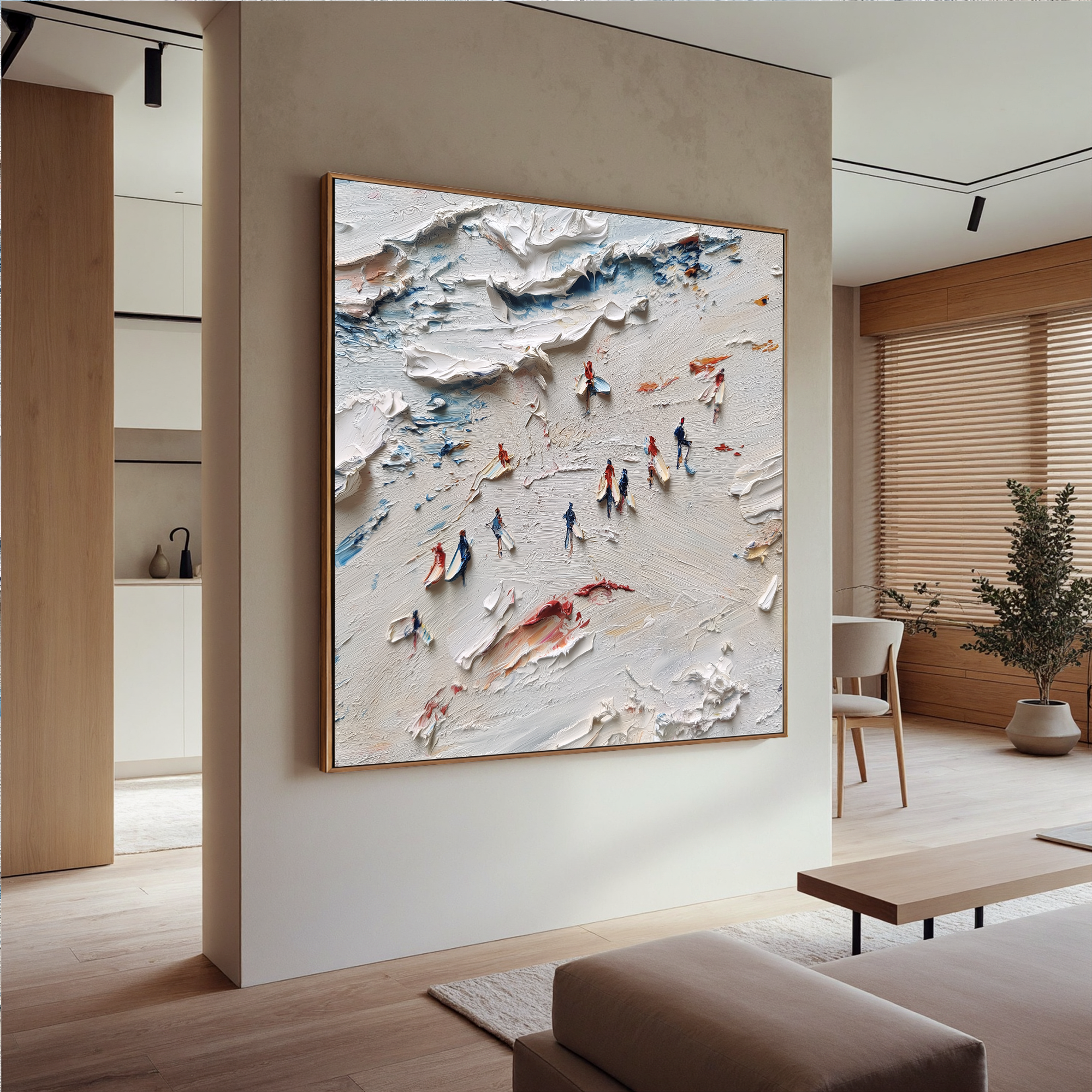 Plaster-art-texture-painting Art #ZY195