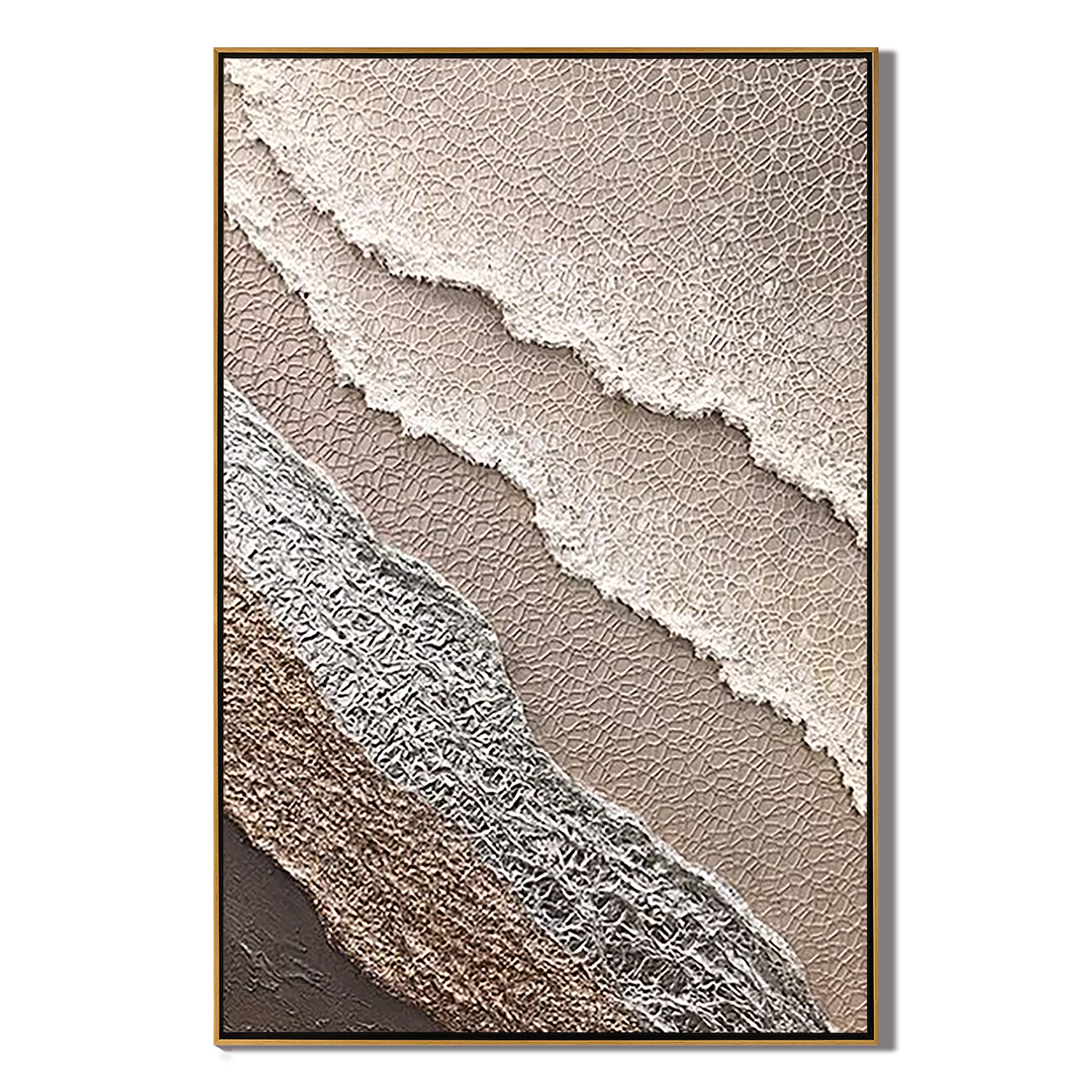 EARTHEN STRATA: Texture Wall Art, Hand-Painted Grained Sand Plaster Effect Relief Abstract Studio ArtEARTHEN STRATA: Texture Wall Art, Hand-Painted Grained Sand Plaster Effect Relief Abstract Studio Art