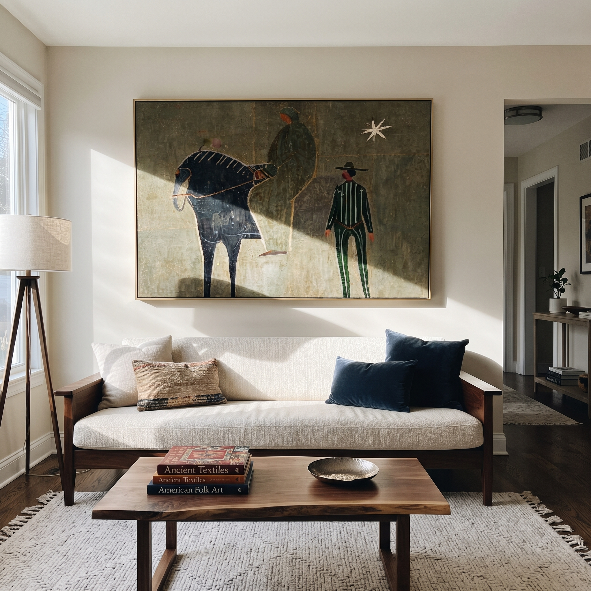 Handler Waits beneath Star displayed in a layered residential setting