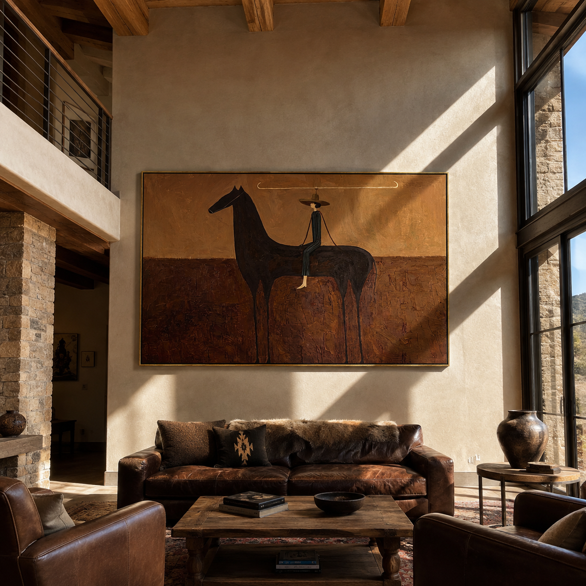 Long Reins Join Companions displayed in a collected contemporary interior