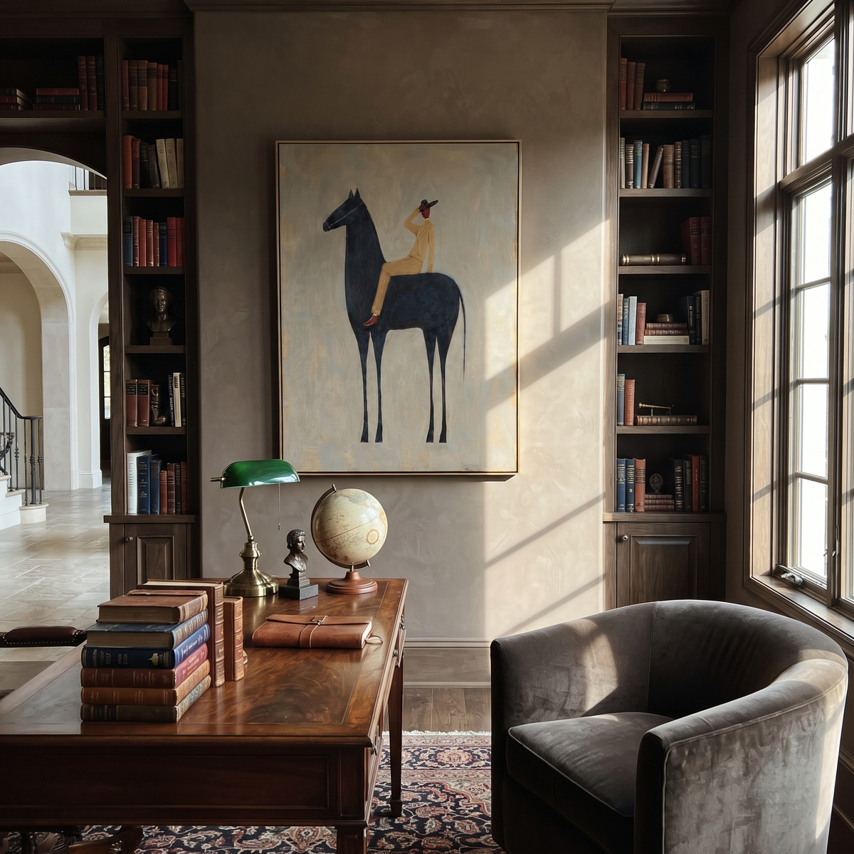 Rider Shades Morning Eyes presented as a colorful interior focal point