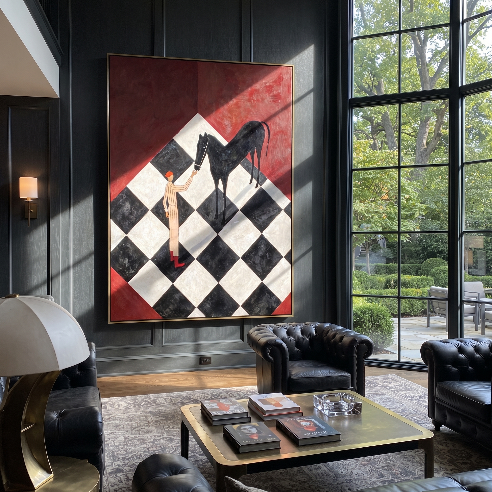 Black Horse Bends Checked styled with warm modern furnishings