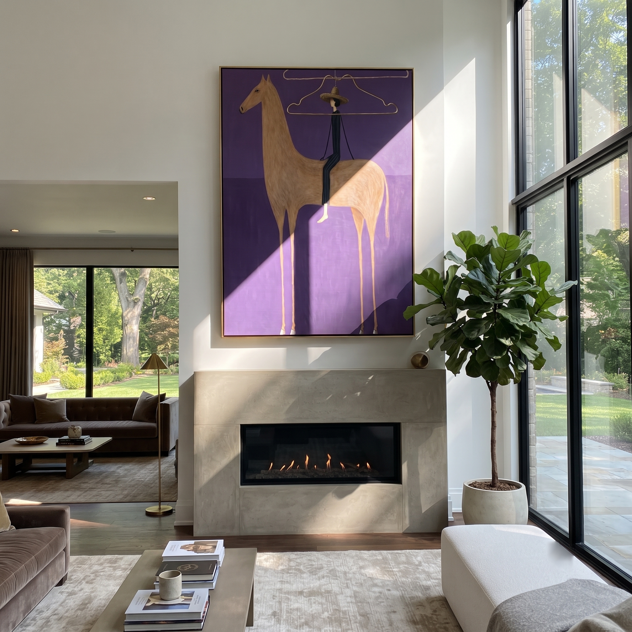 Wire Halo Frames Rider displayed in a layered residential setting
