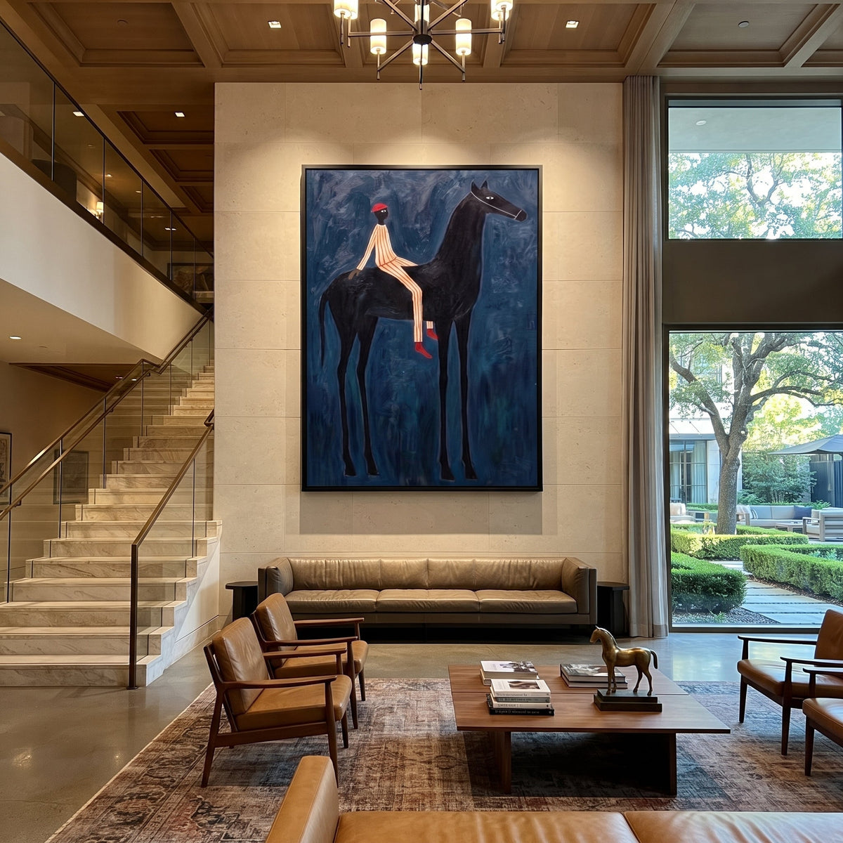 Red Hat Crosses Cobalt presented as a colorful interior focal point