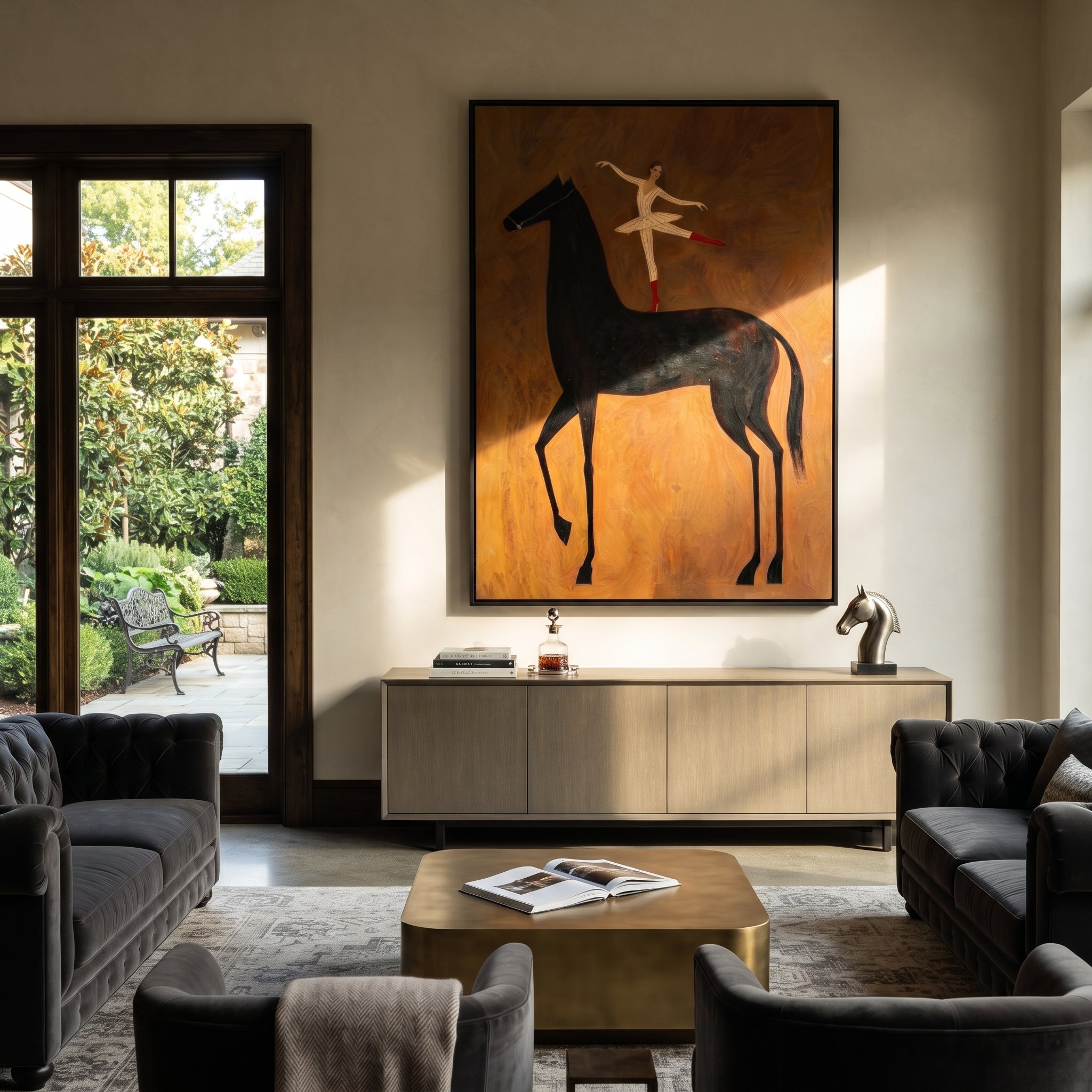 Dancer Opens Ochre Air styled with warm modern furnishings