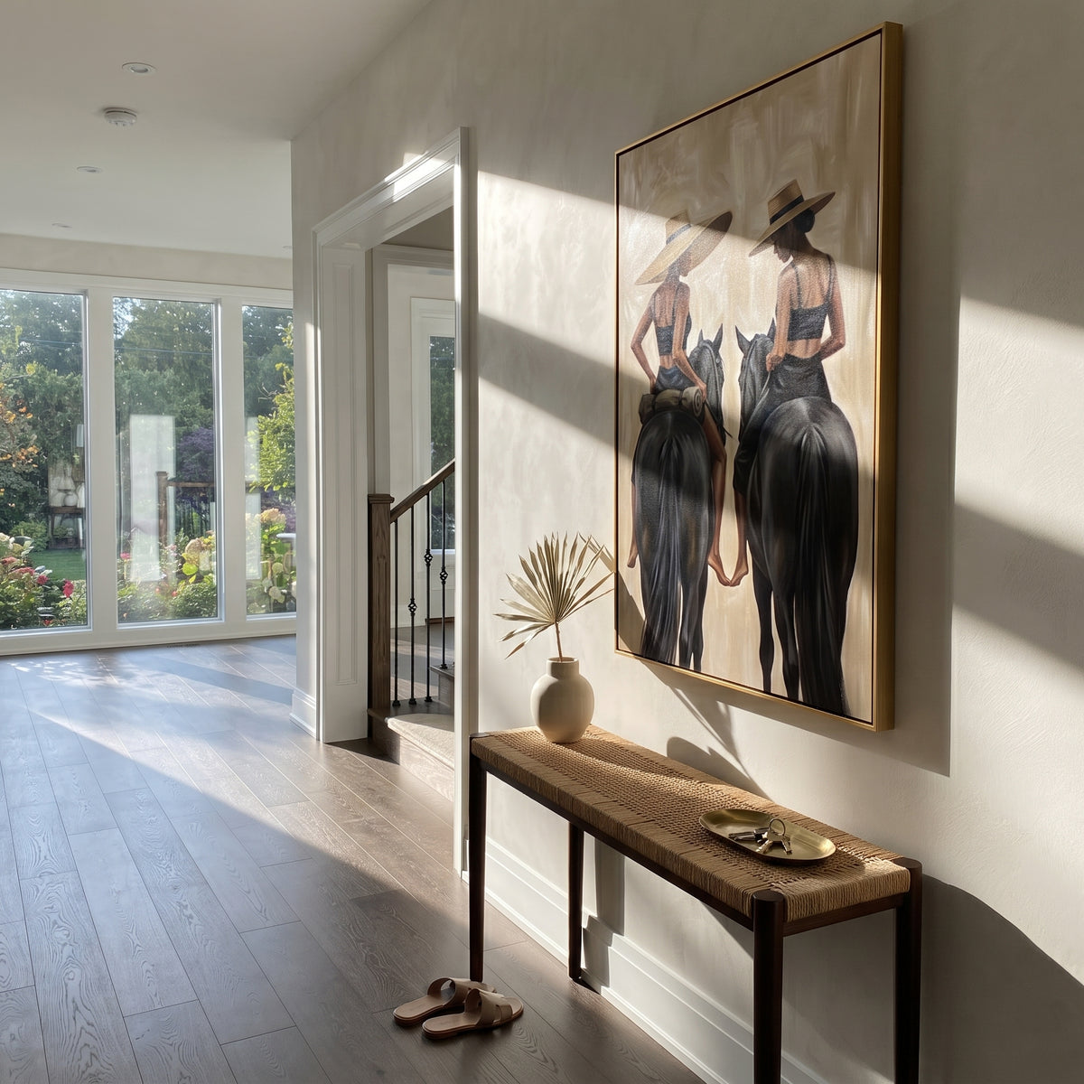 Chestnut Carries Evening Home styled in a layered residential interior