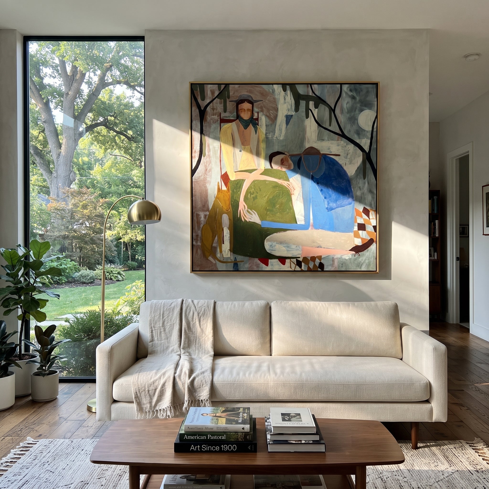 Branches Shelter Her Rest styled in a layered residential interior