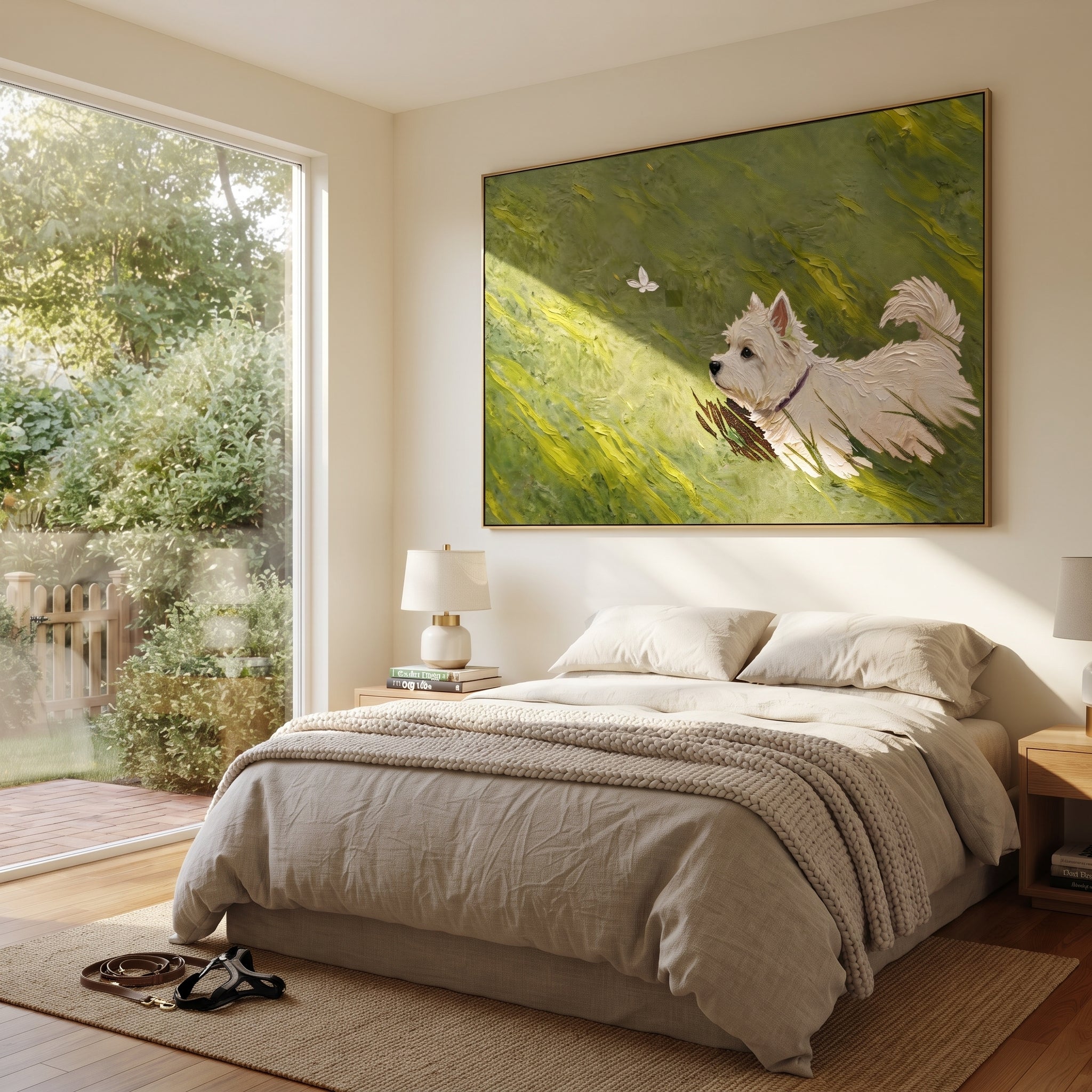 White Wings Cross Meadow styled with neutral modern furnishings