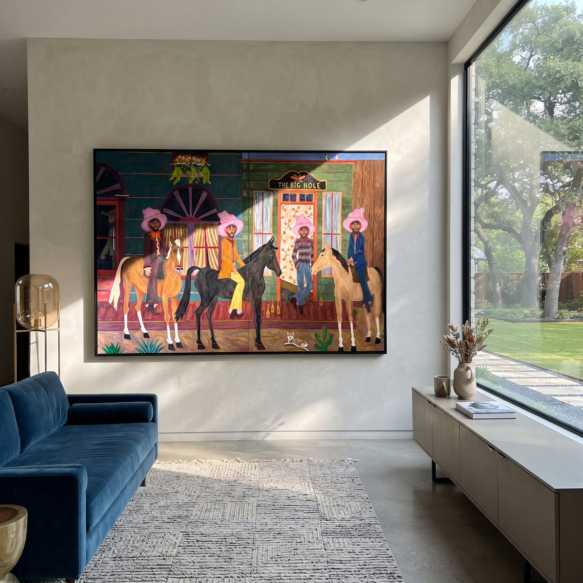 Night Windows Gather Color styled in a layered residential interior