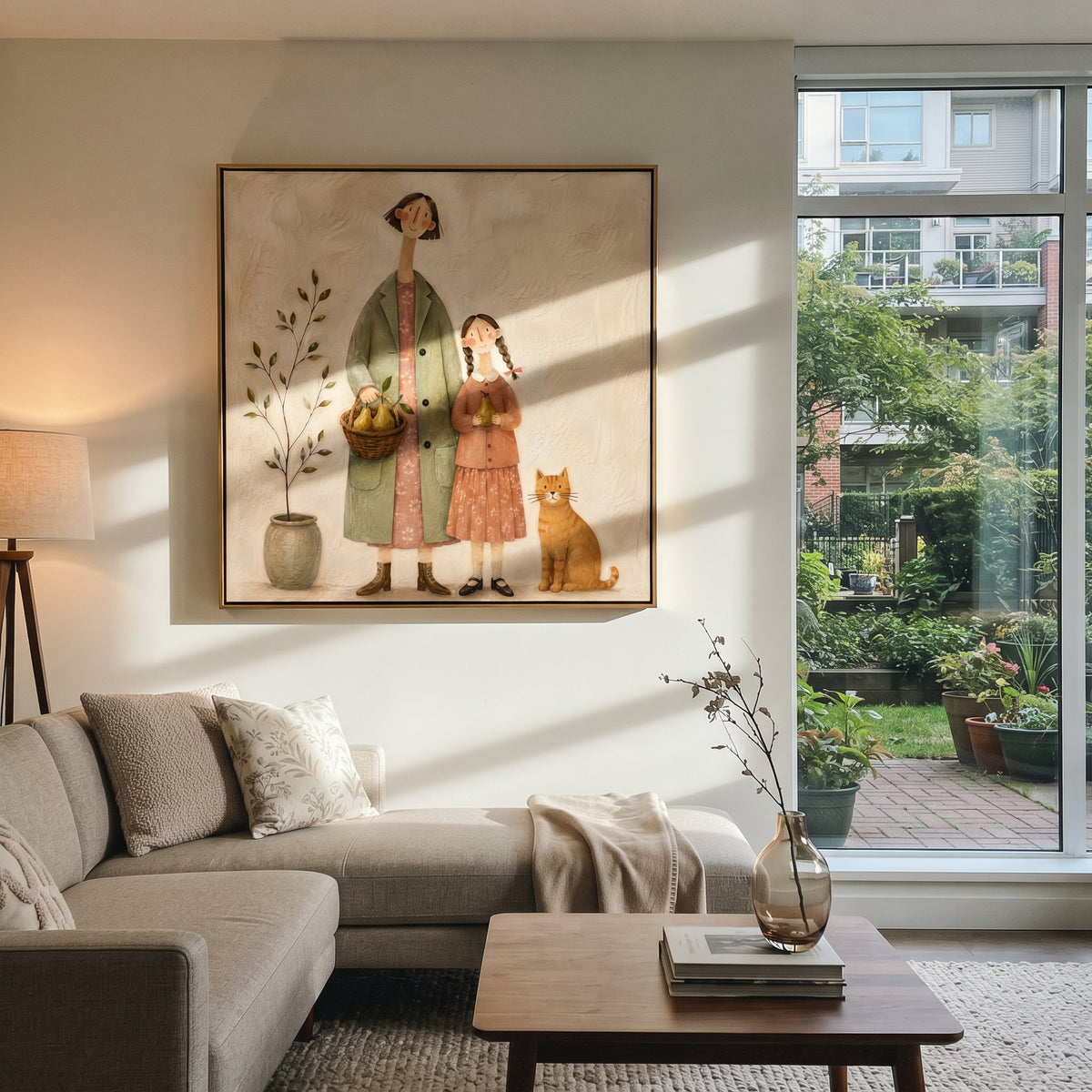 Long Stride Carries Bags presented above a contemporary console