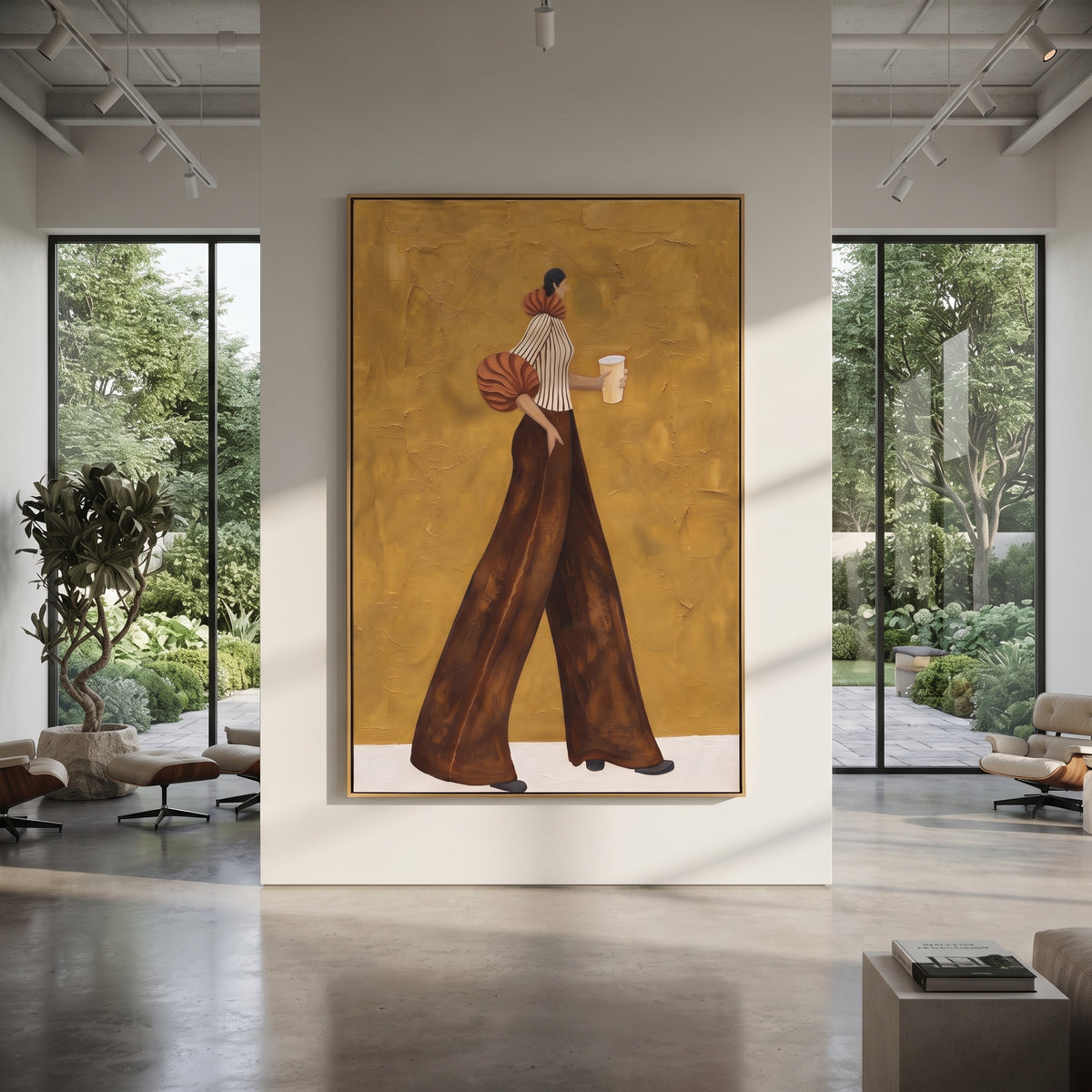 Coffee Through Brown Motion presented in an alternate room setting