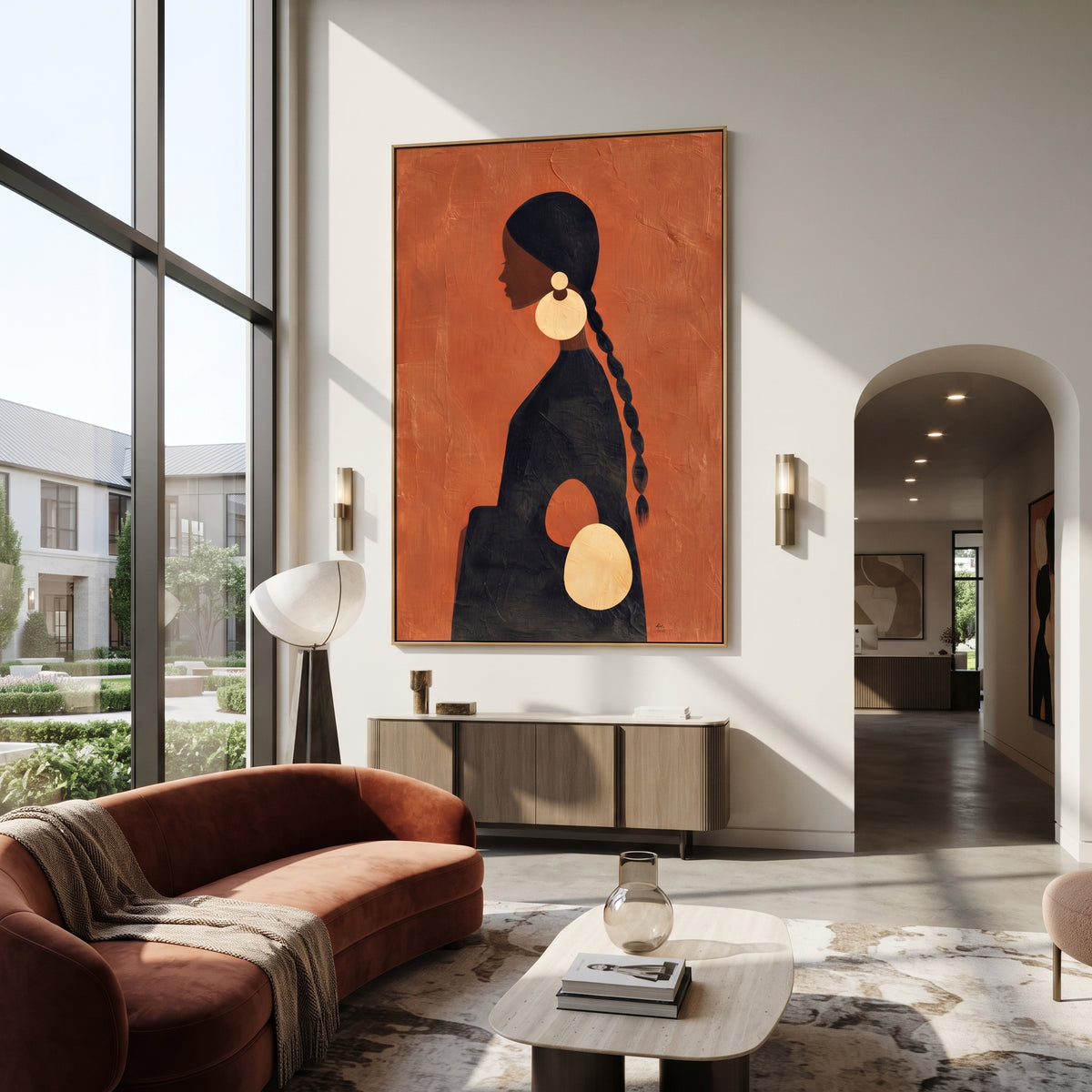 Golden Orbits Rust Profile artwork styled as a refined focal point