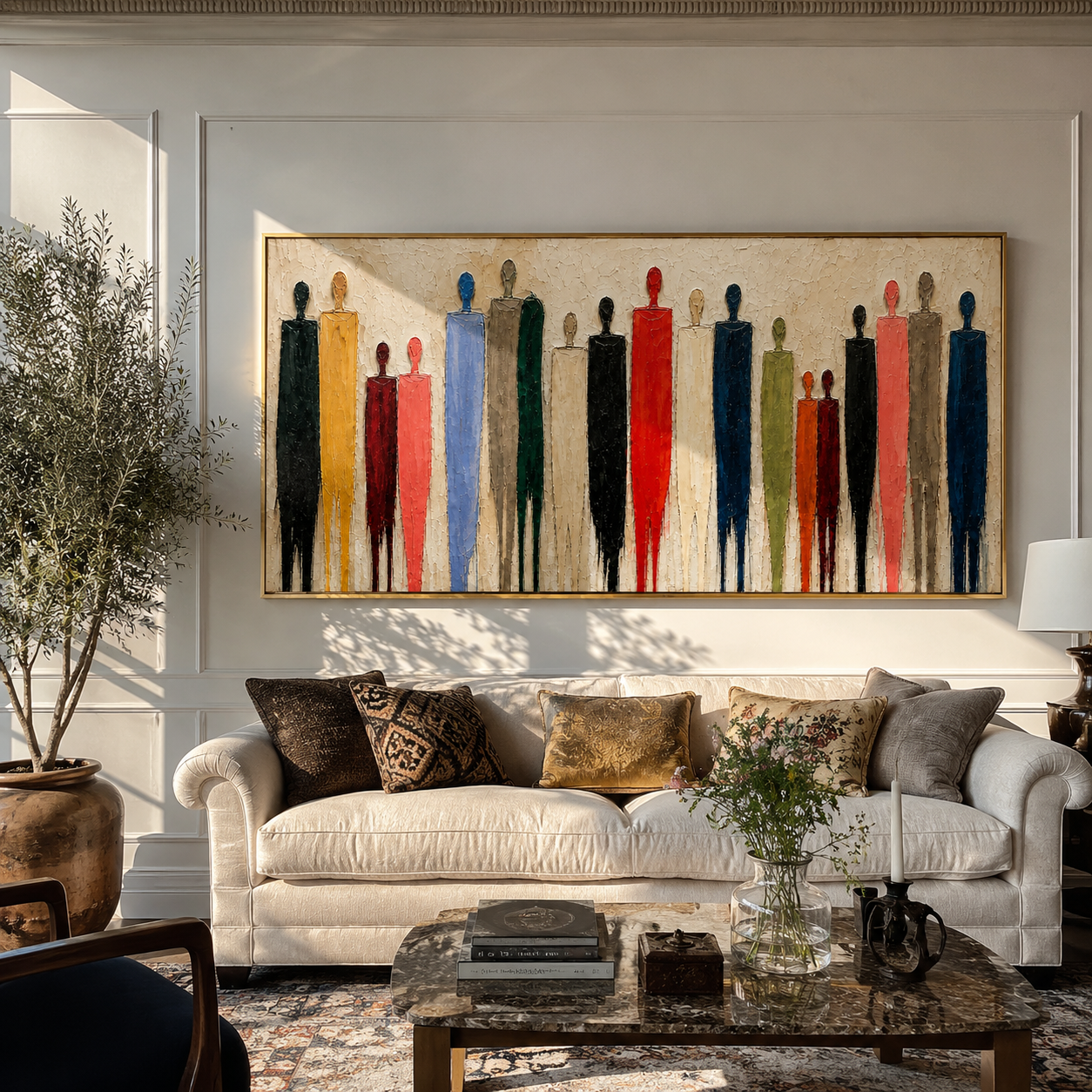 Heights Among Us styled in a calm bedroom or lounge interior