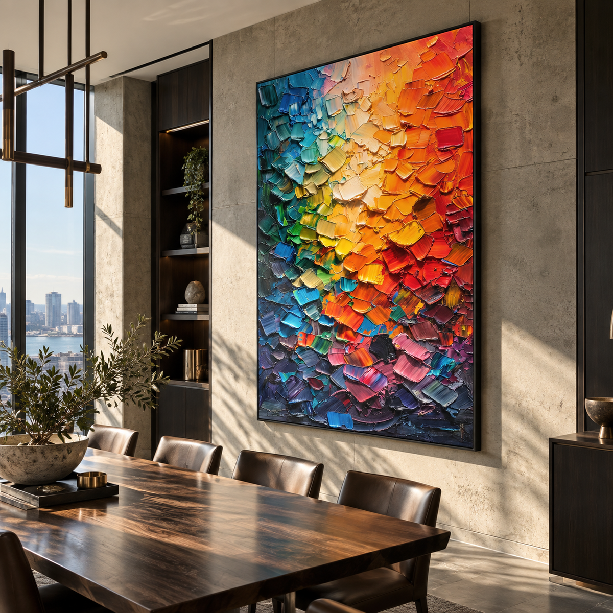 Spectrum Tiles Bloom presented in an alternate room setting