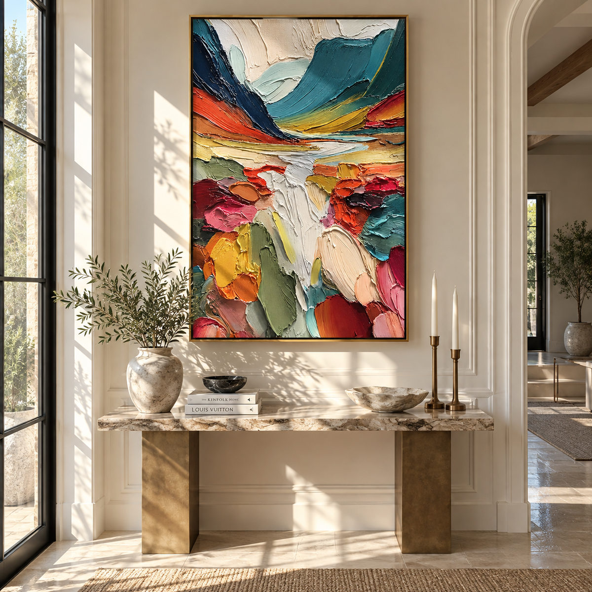 Wild Color Valley presented in an alternate room setting