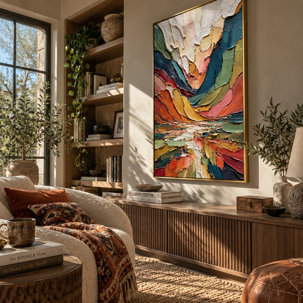 Valley Colors Rush presented in an alternate room setting
