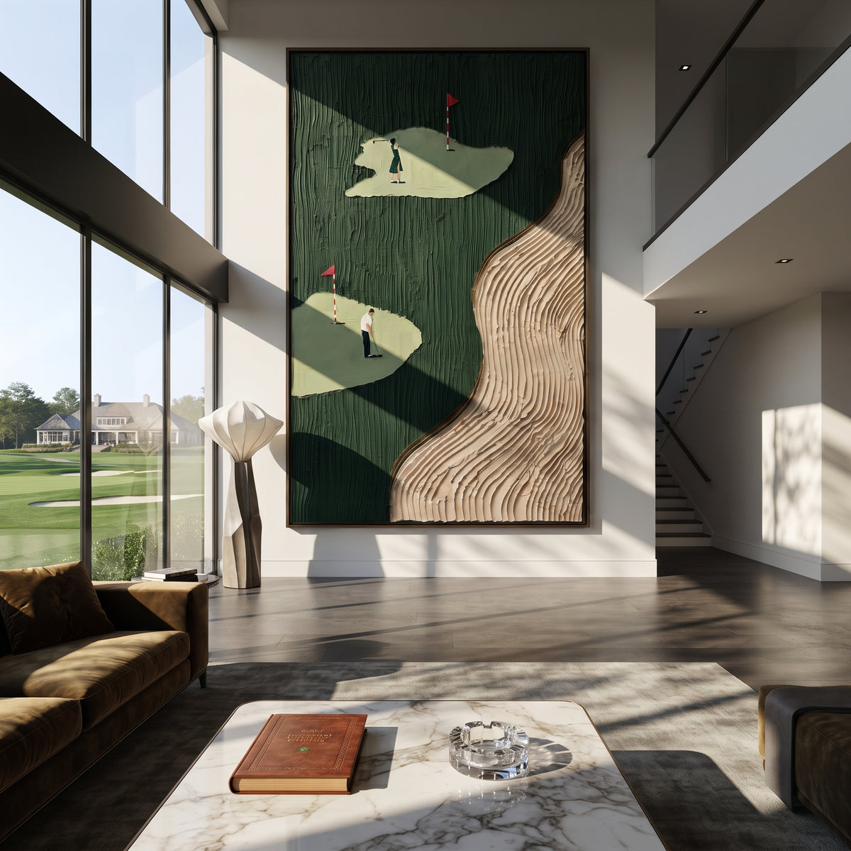 Ivory Greens River Path in an alternate room setting