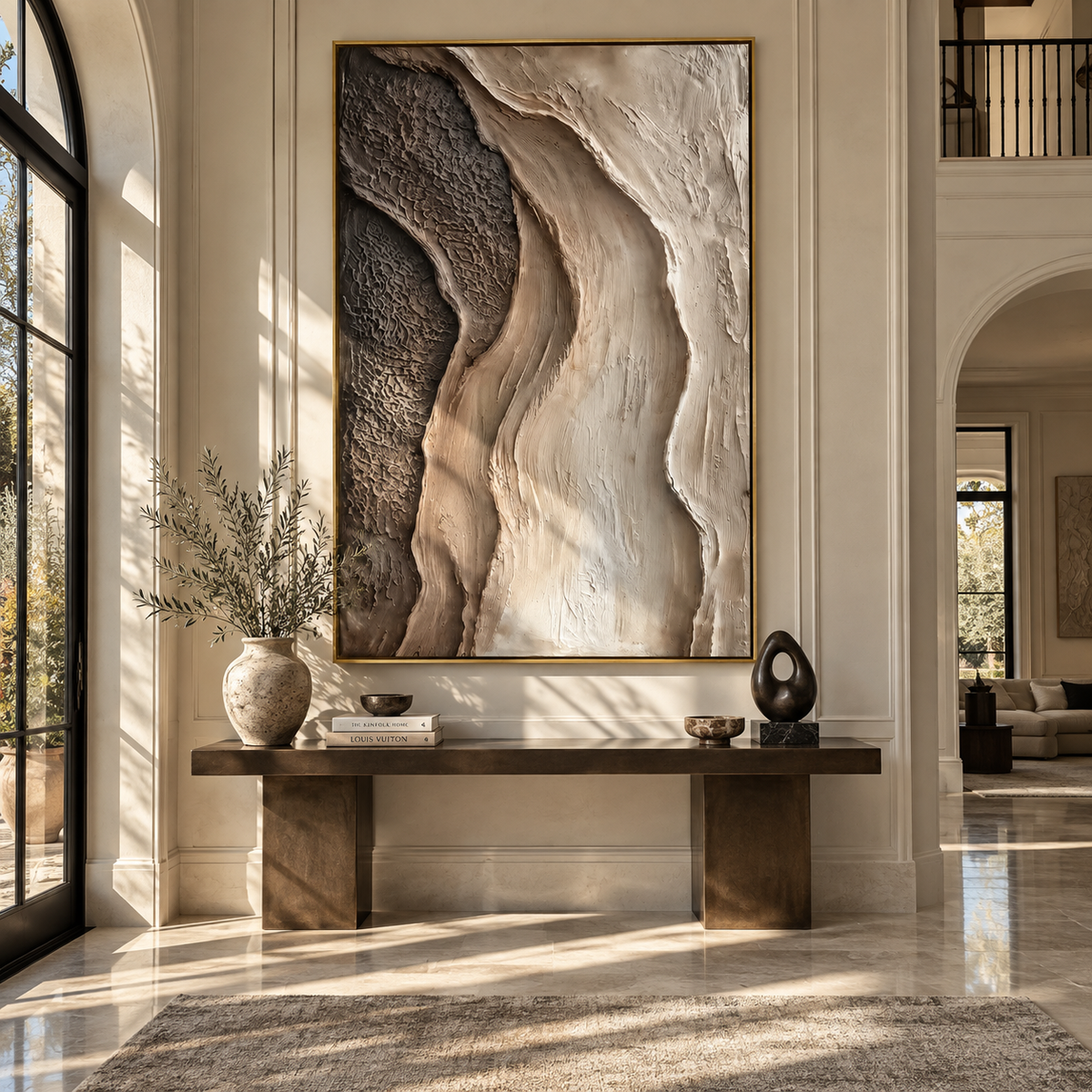Stone Current Descends presented in an alternate styled interior