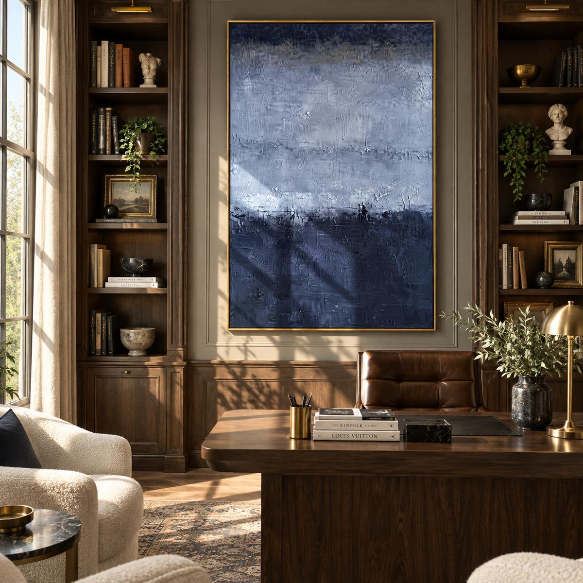 Midnight Shore Dissolves presented in an alternate styled interior