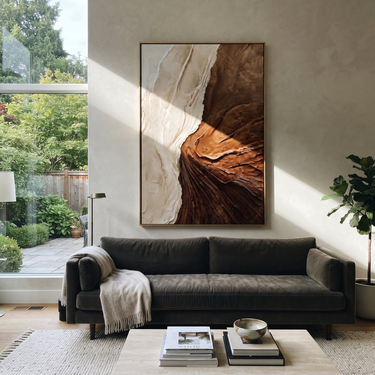 Earth Opens Into Ivory presented in an alternate styled interior