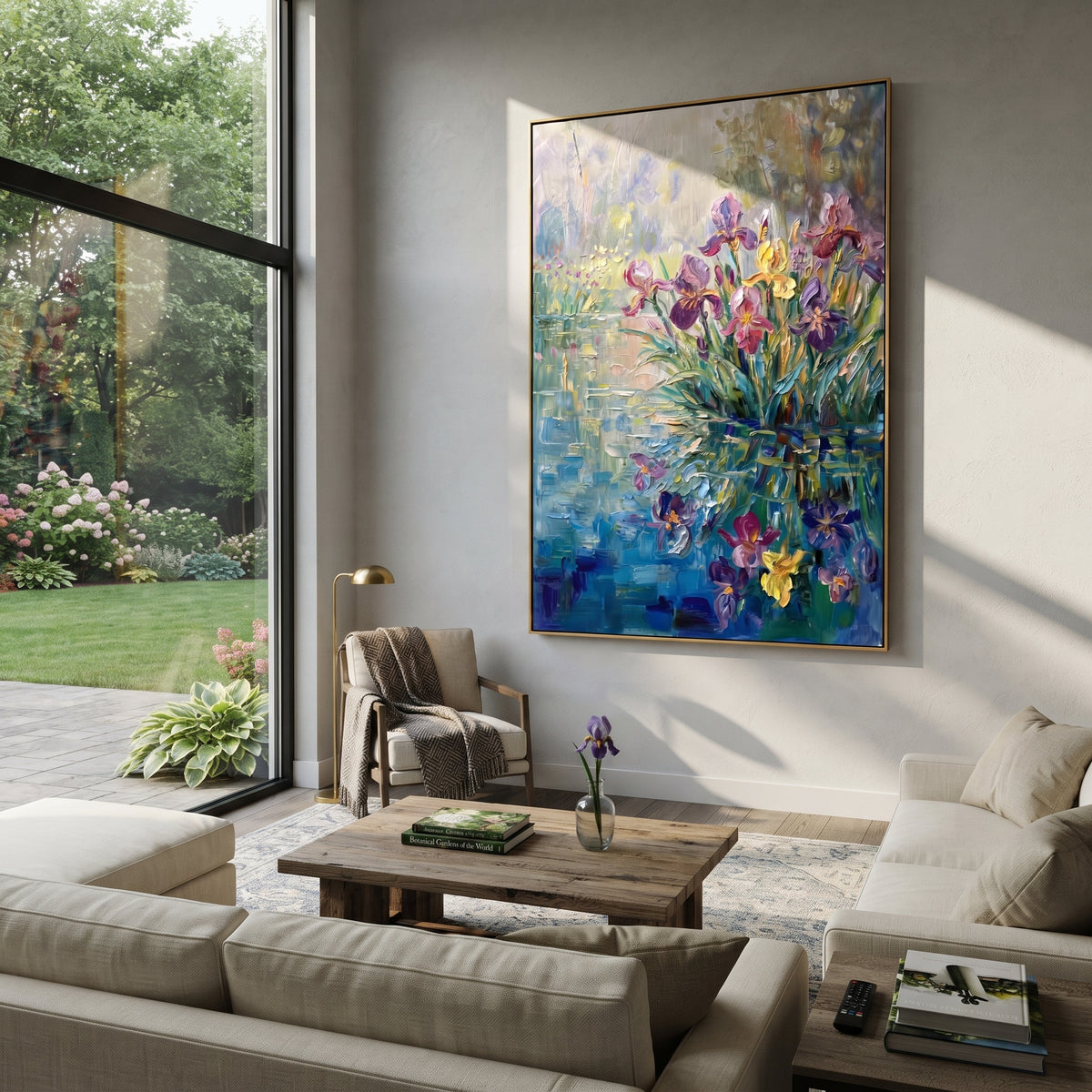Violet Garden in Motion presented in an alternate styled interior