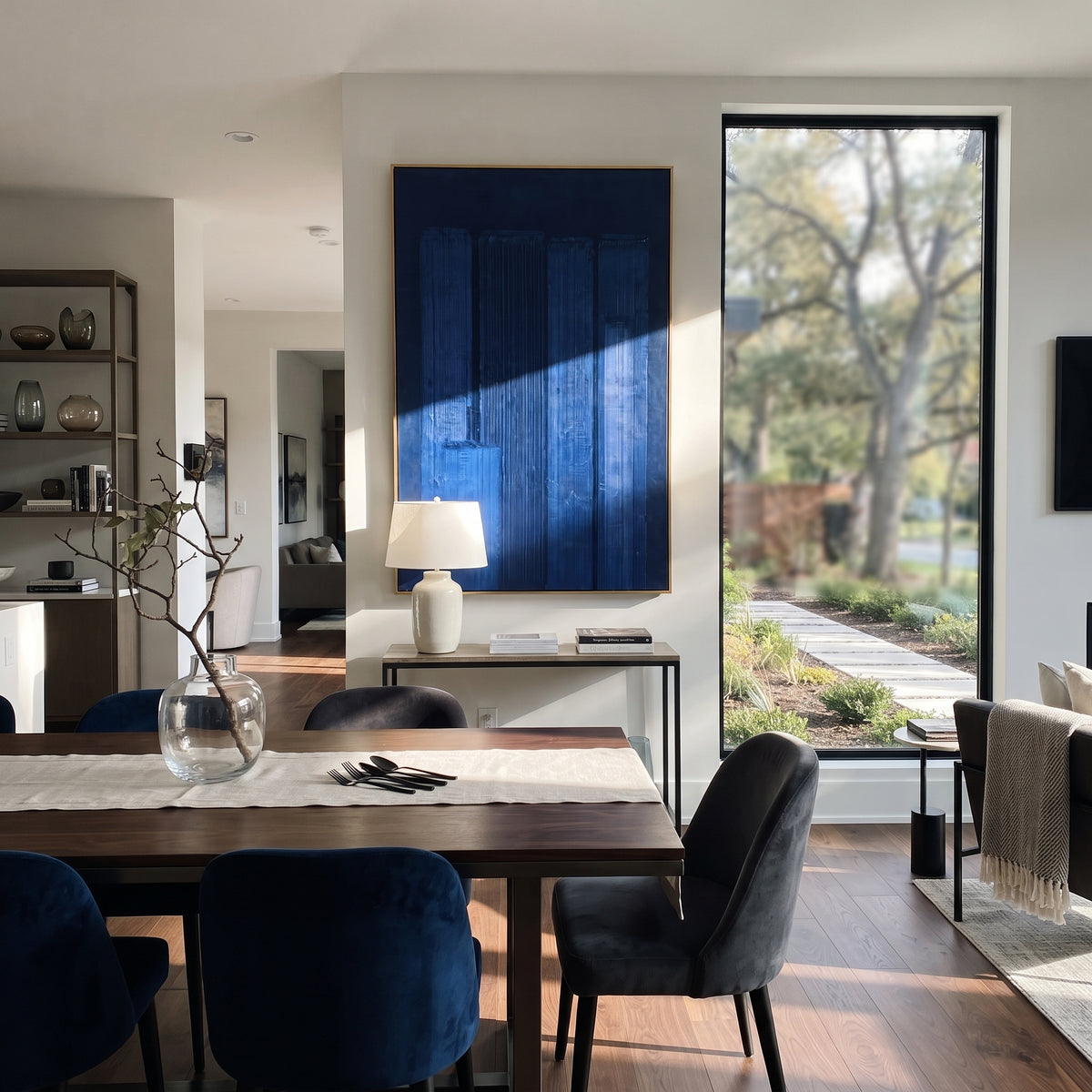 Blue Chambers Glow presented in an alternate styled interior