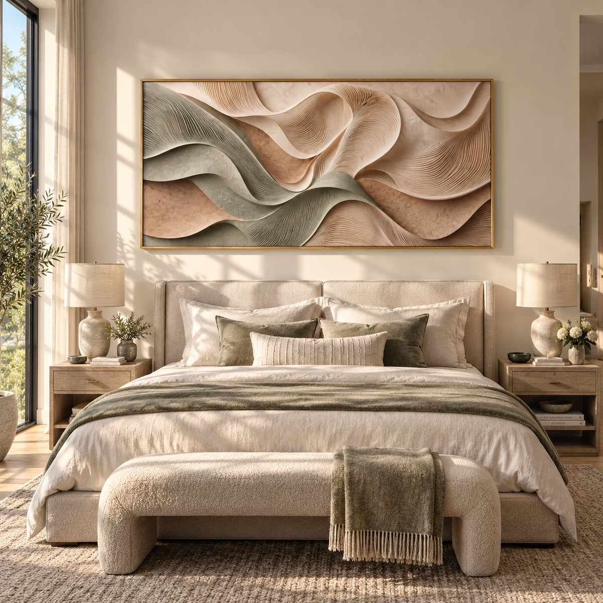 Sage Dunes at Rest presented in an alternate styled interior
