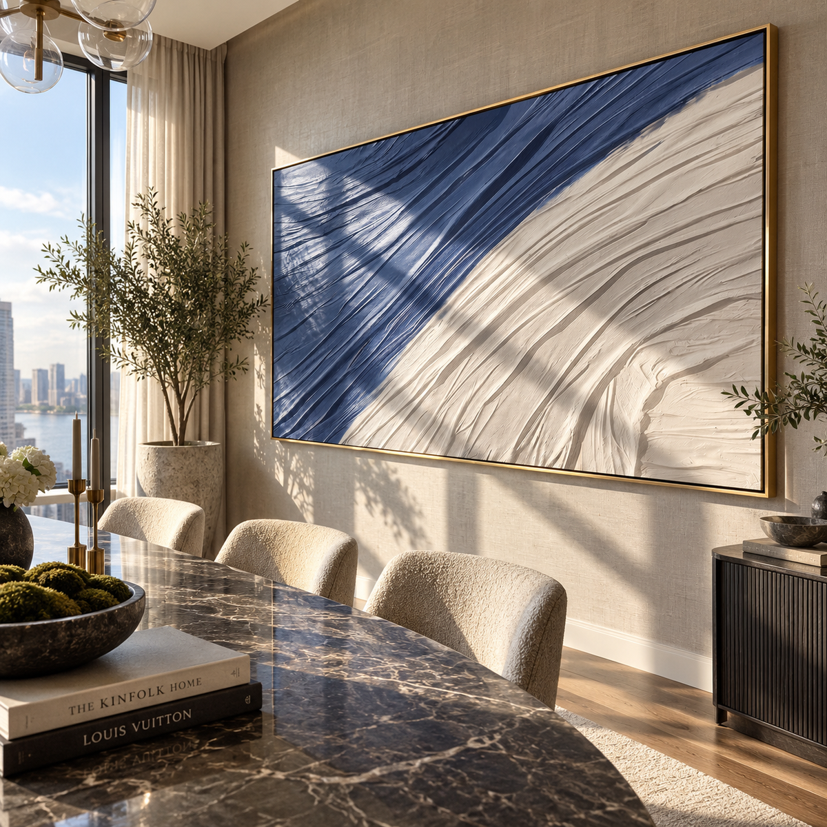 Blue Ridges Sweep East presented in an alternate styled interior