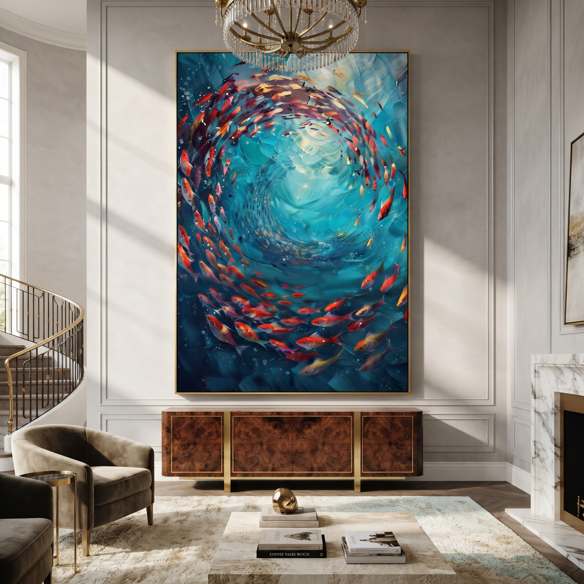 Still Shore III – Ivory Plaster Relief Textured Abstract Painting | Contemporary Minimalist Square Bedroom Art