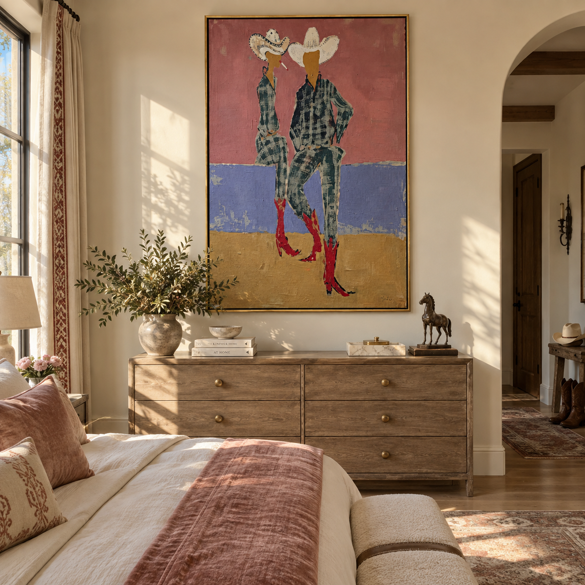 Two Hats Color Passage artwork styled as a refined focal point