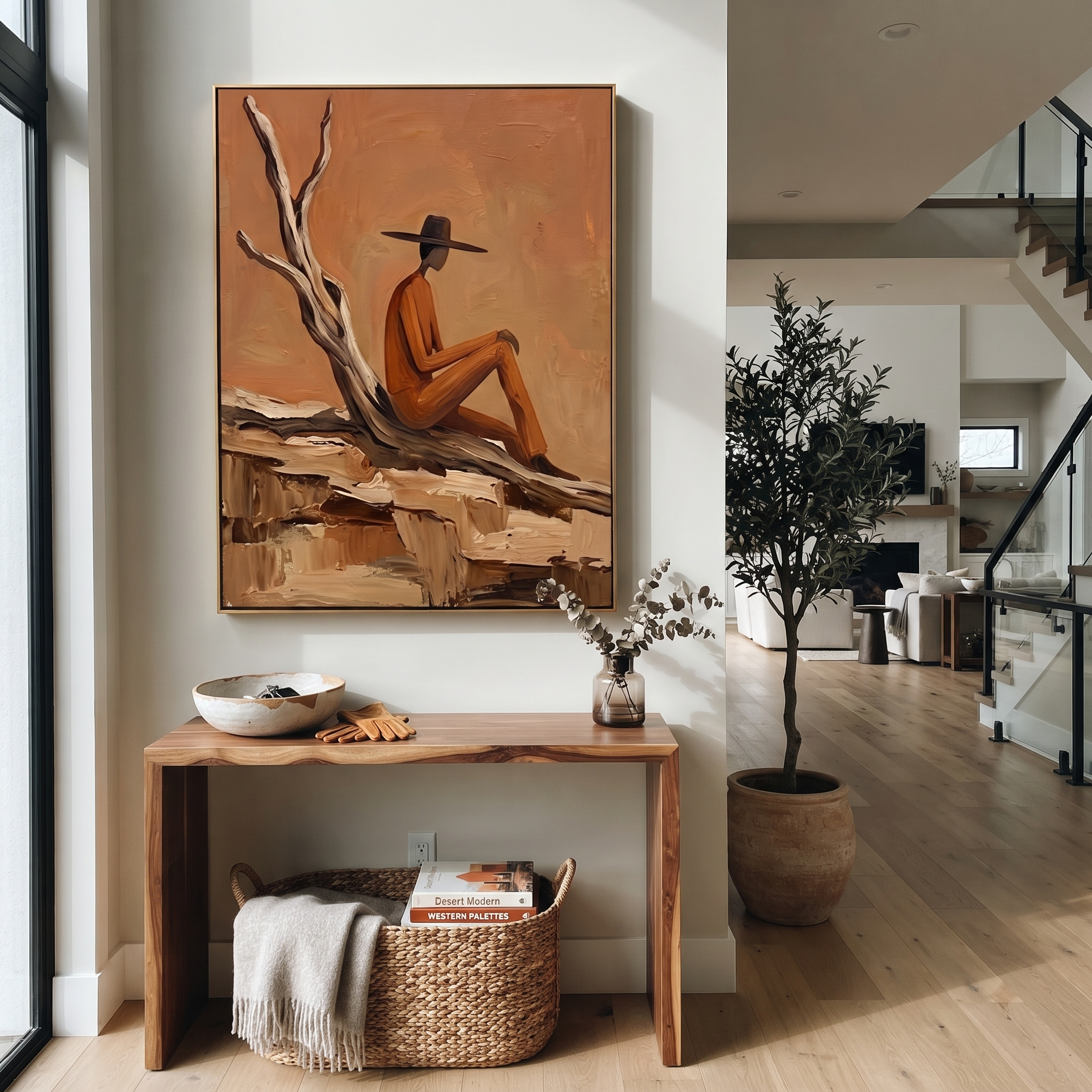 Deadwood Keeps His Counsel displayed in a layered residential setting