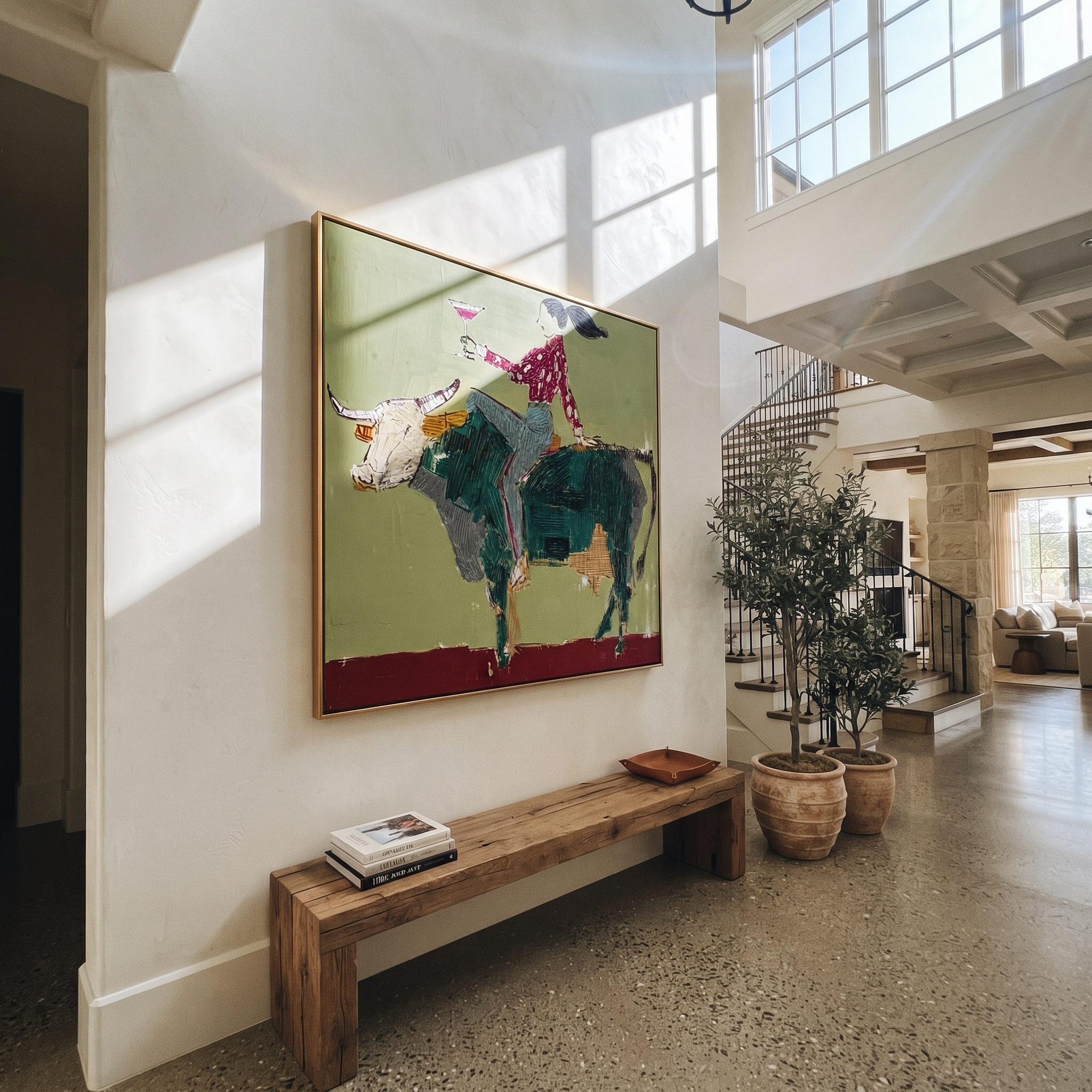 Green Horns Carry Leisure styled with warm modern furnishings